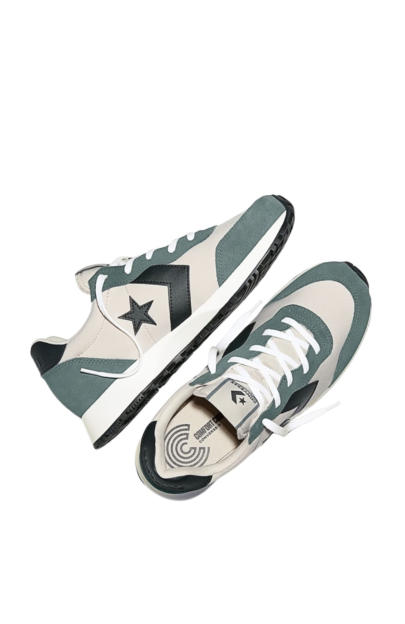 Omega Trainer Suede Low Classic Ecru Mineral Brew White