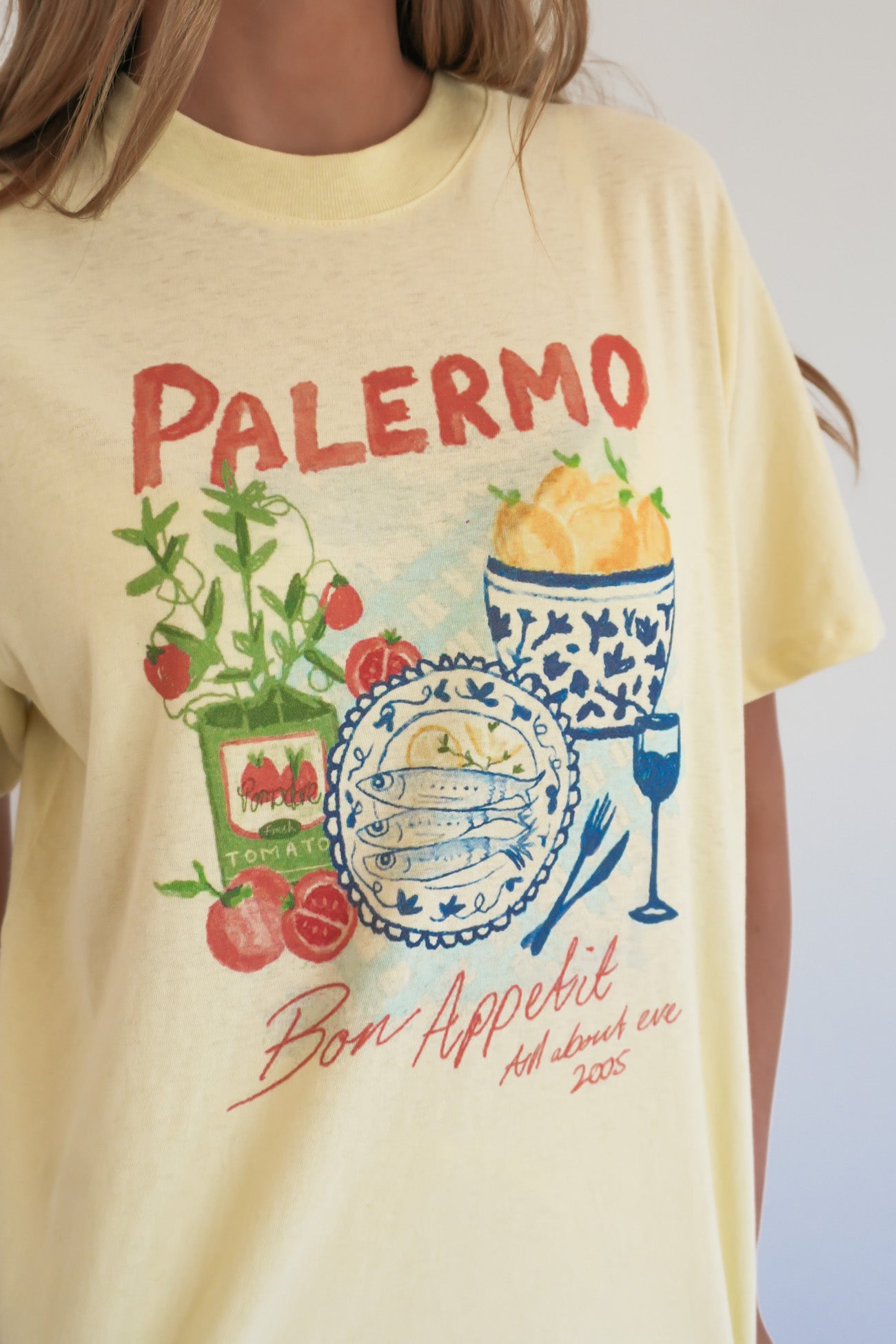 Palermo Relaxed Tee Yellow