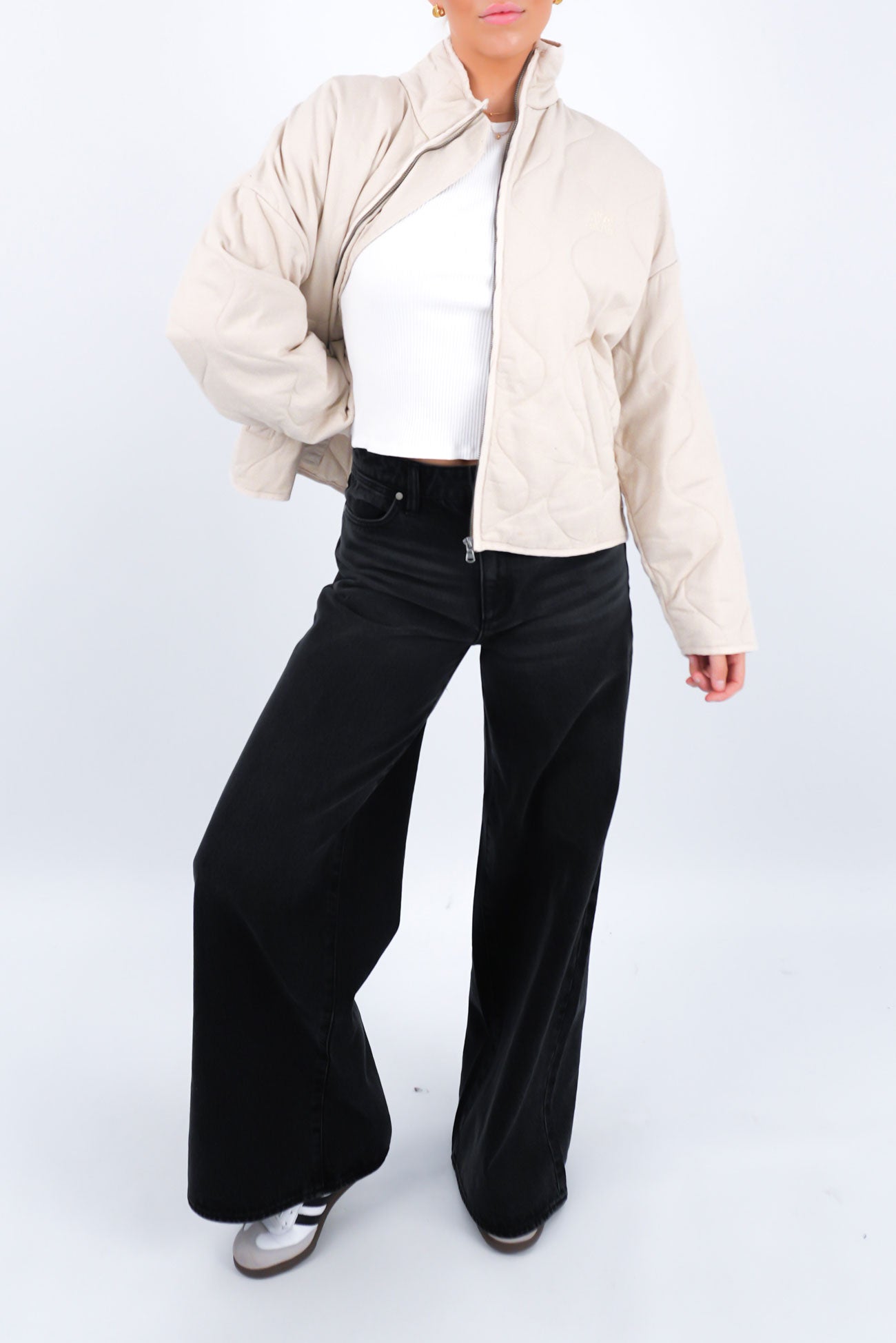 Pasadena Quilted Jacket Vanilla