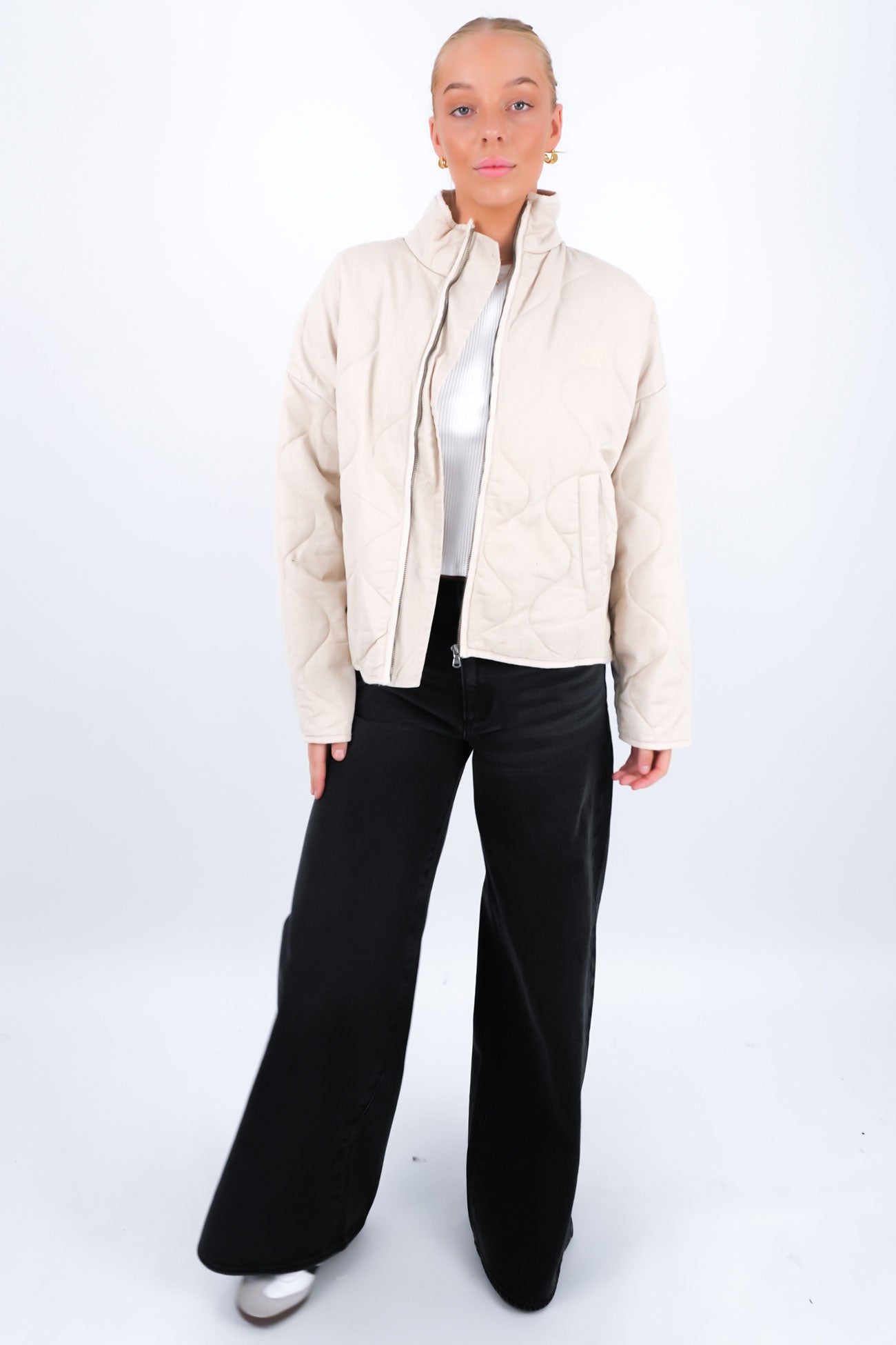 Pasadena Quilted Jacket Vanilla