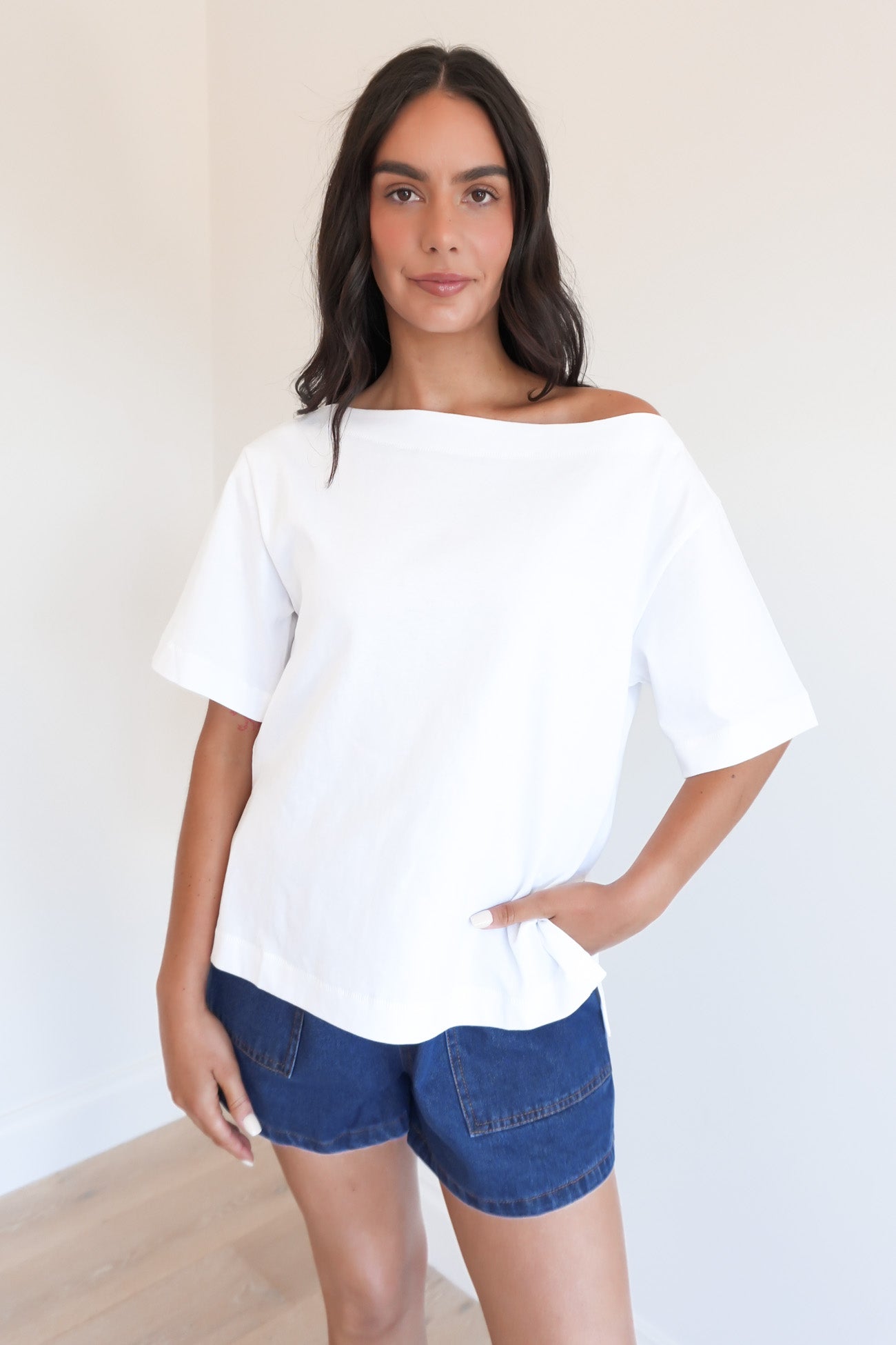 Patrick Denim Short Dark Blue