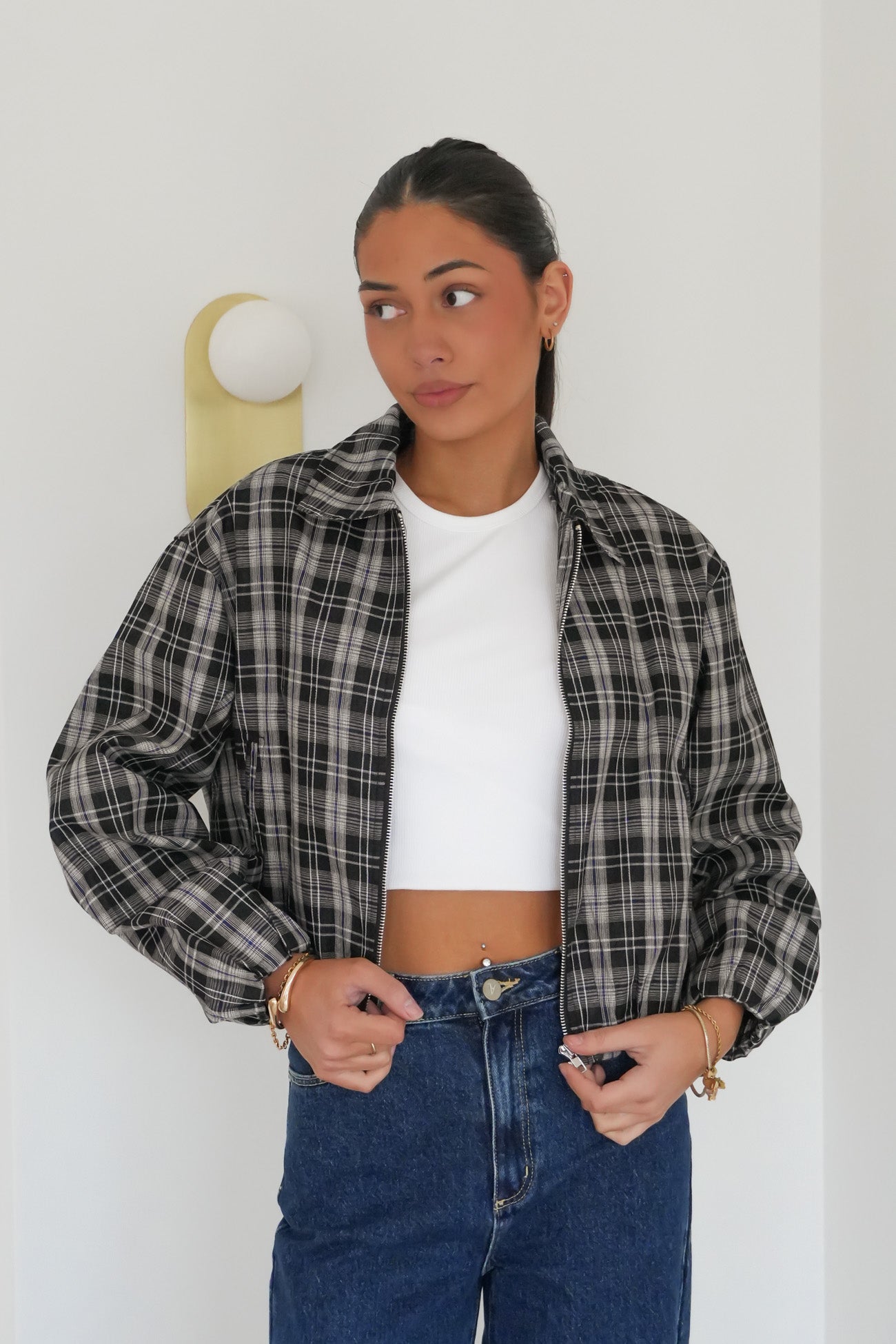 Payten Jacket Black Check