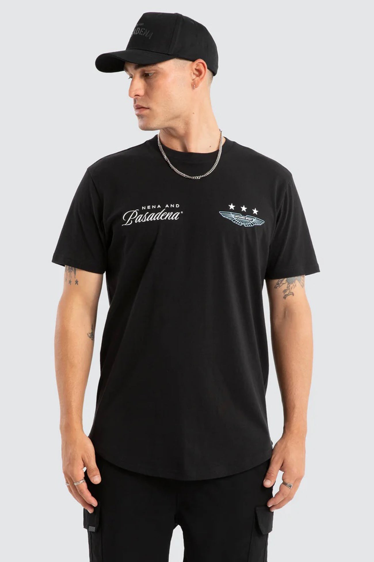 Pledge Dual Curved Tee Jet Black