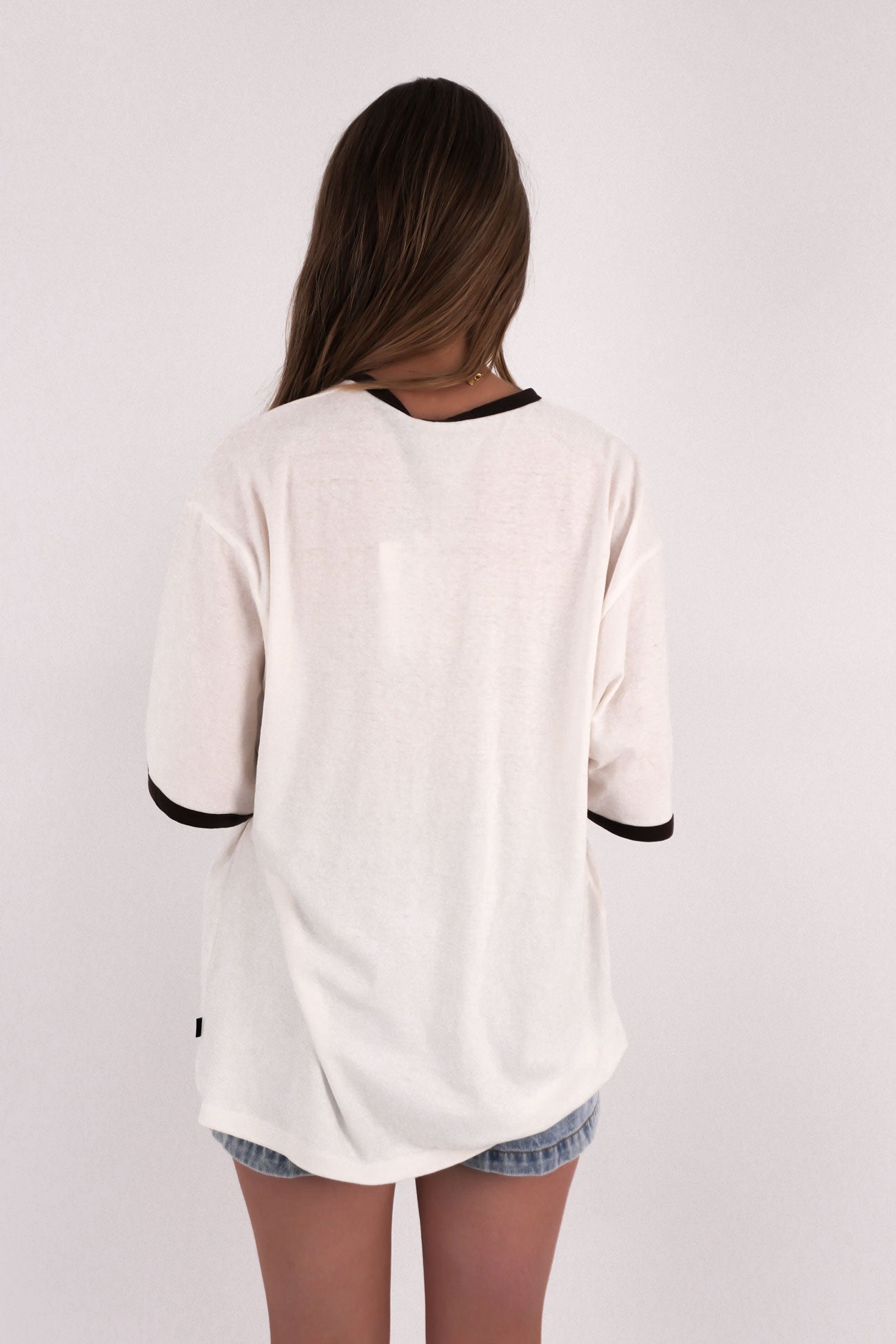 Pony Island Oversized Tee Vintage White
