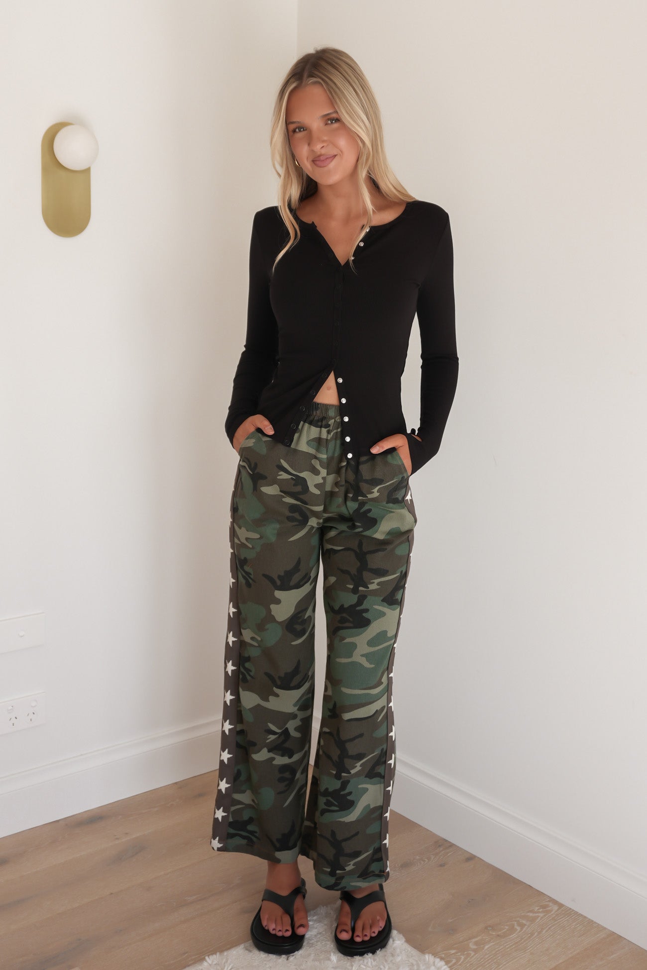 Portland Denim Pant Dark Camo