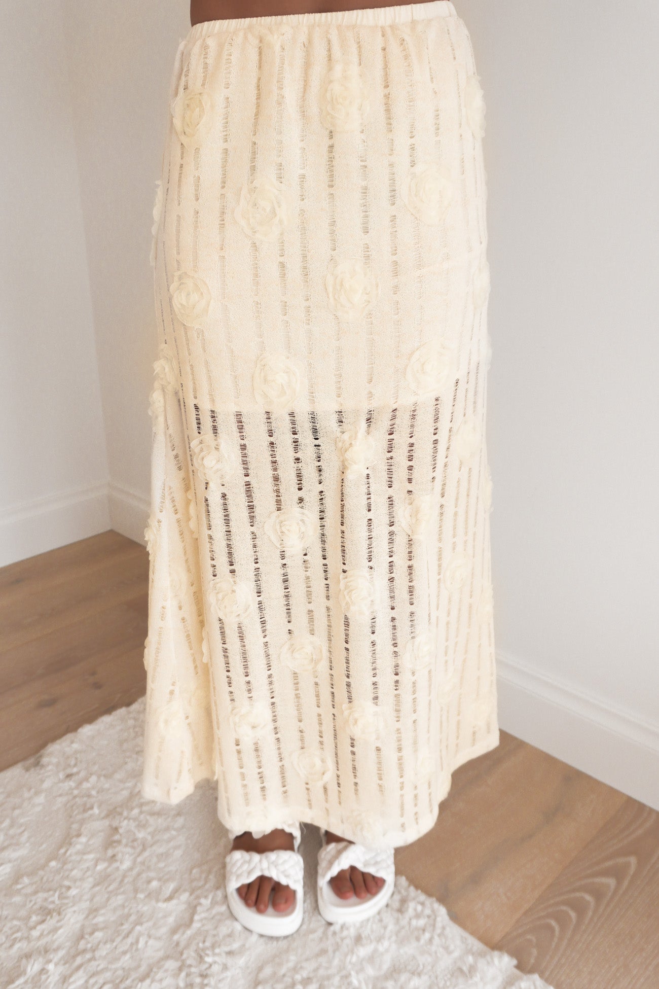 Prinn Maxi Skirt Cream