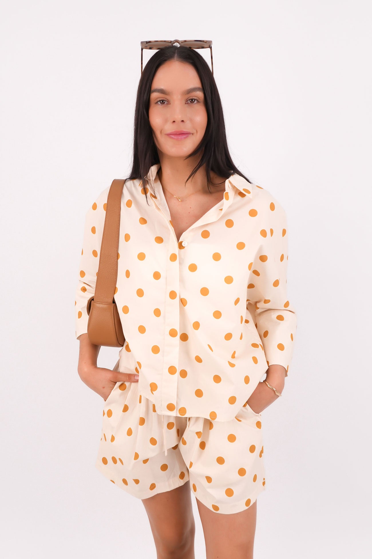 Quinn Shirt Mustard Spot
