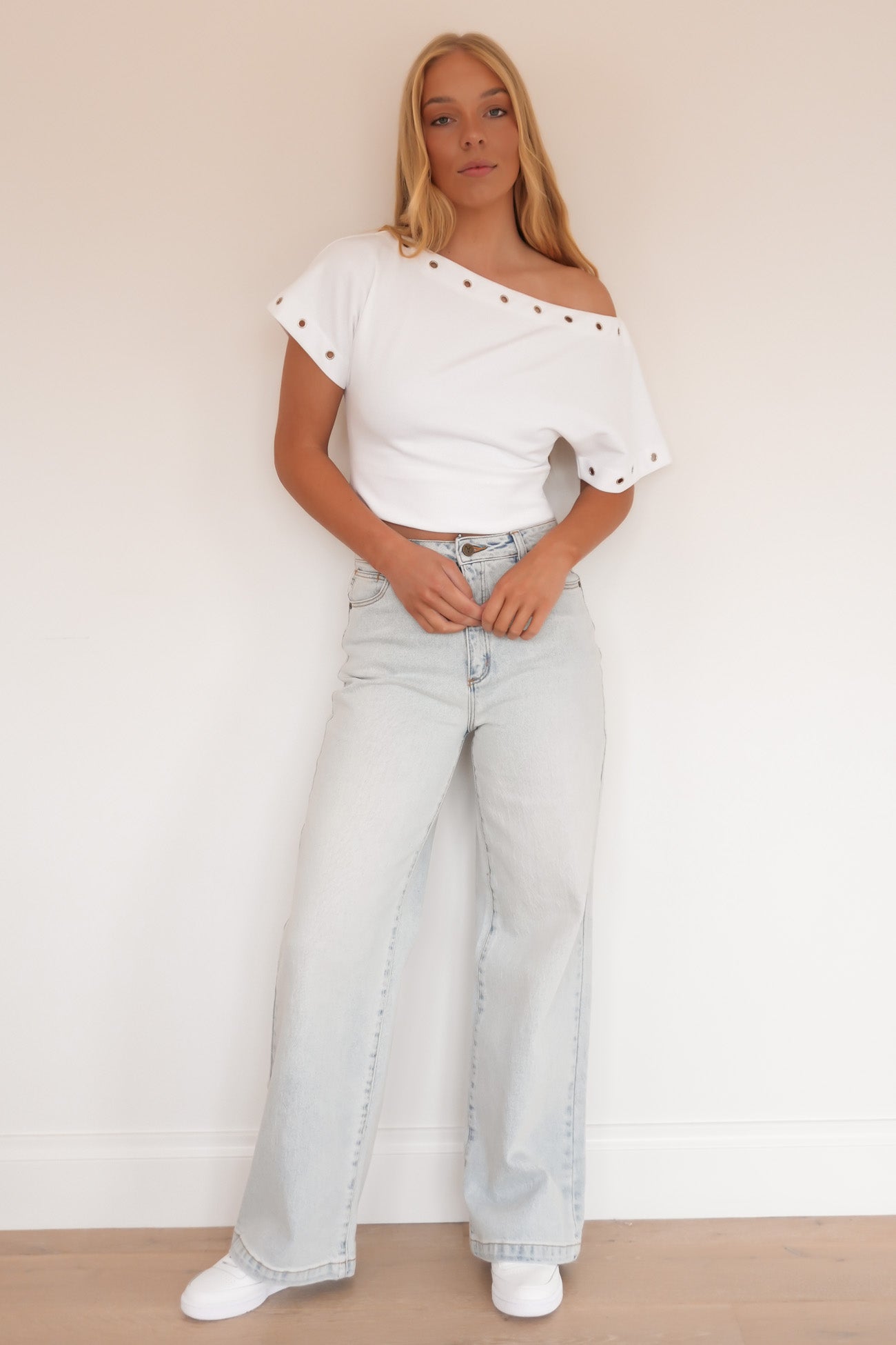Rachel Top White