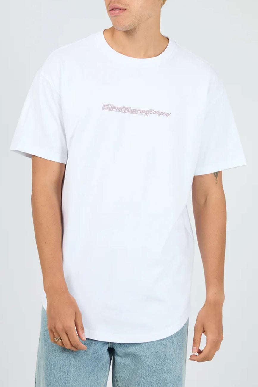 Raider Scoop Tee White