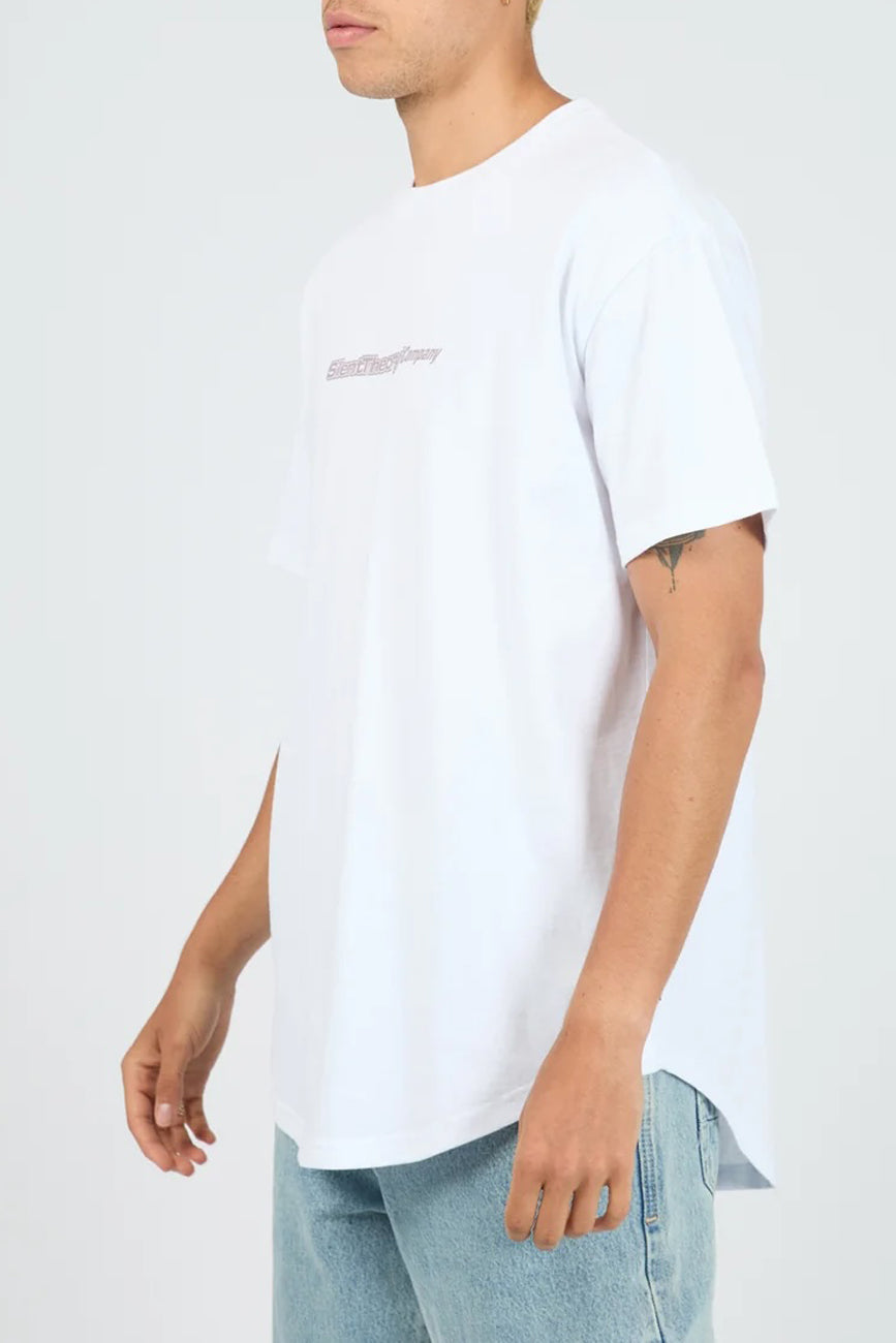 Raider Scoop Tee White