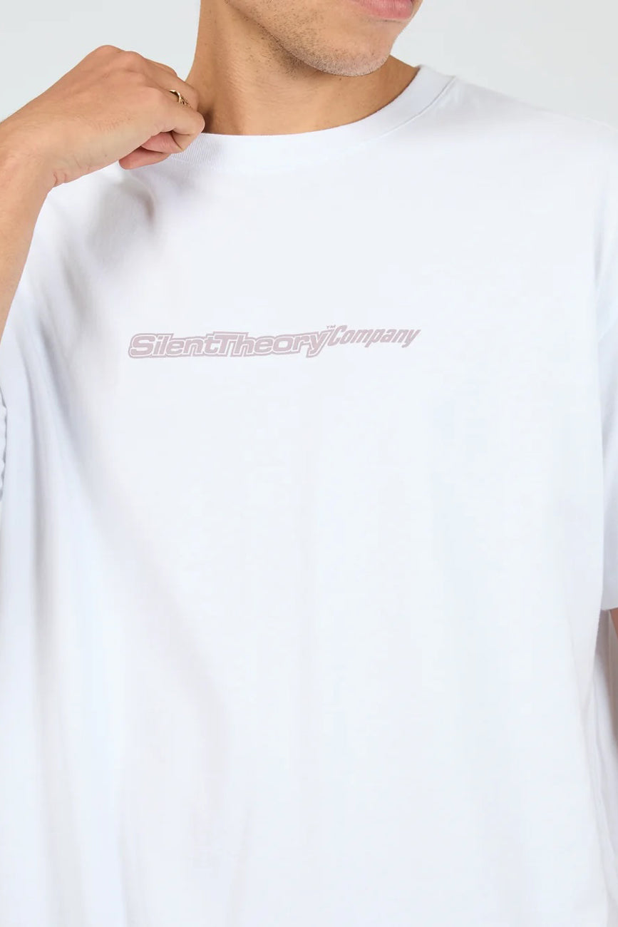 Raider Scoop Tee White