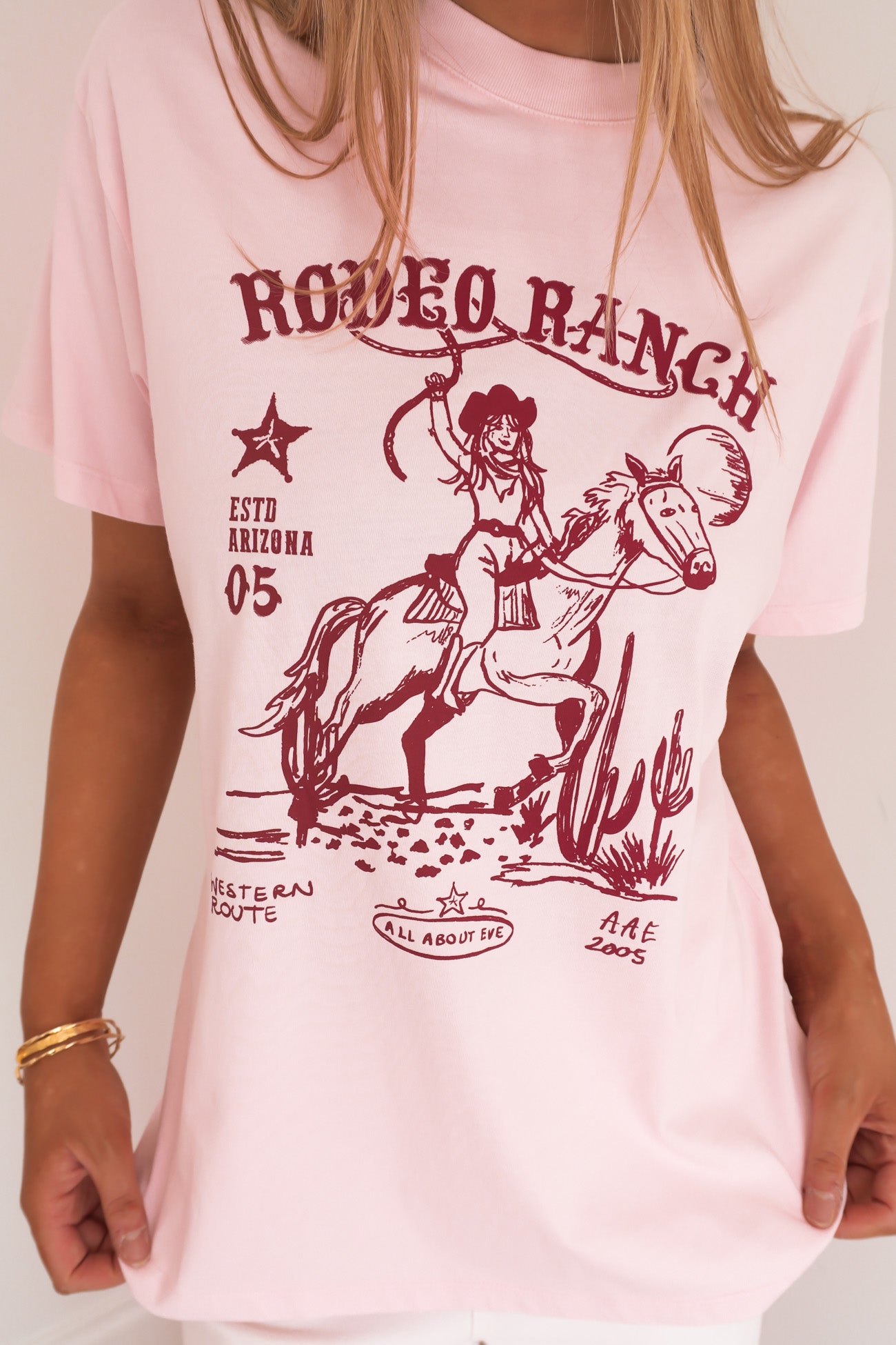 Ranch Relaxed Tee Pale Pink