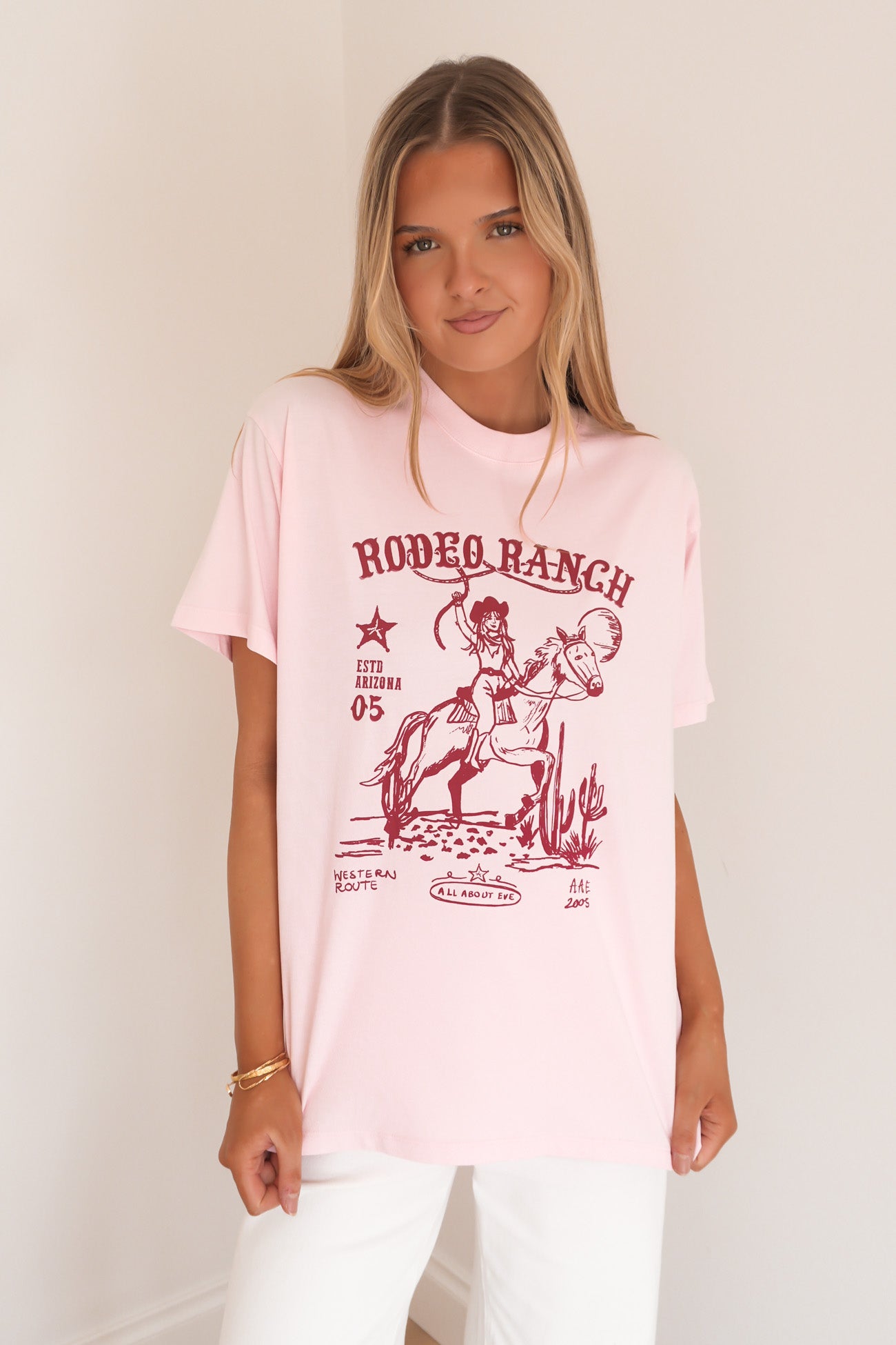 Ranch Relaxed Tee Pale Pink