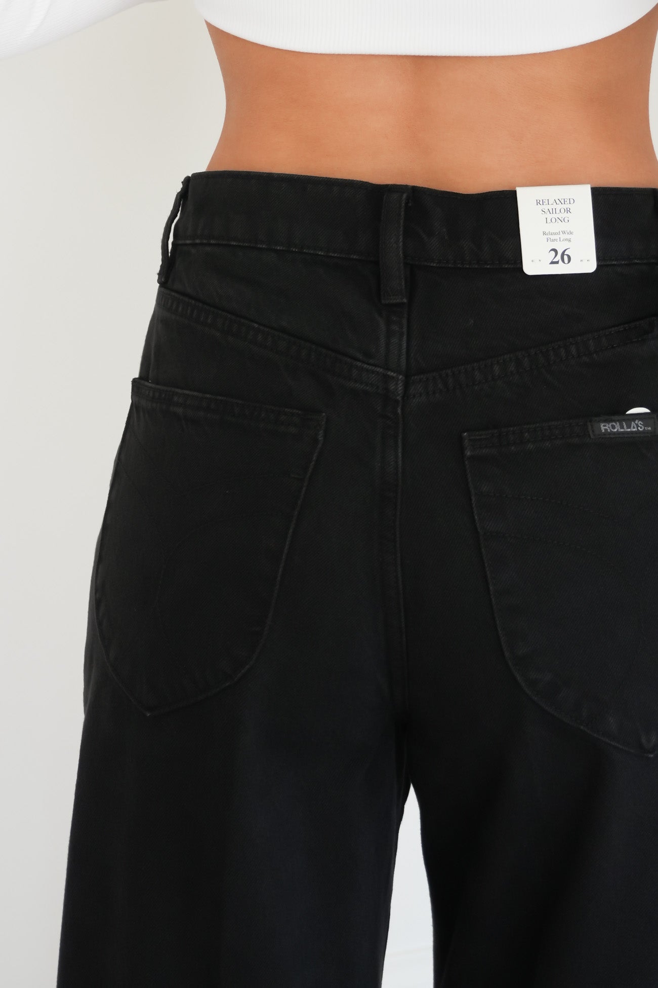 Relaxed Sailor Jean Long Noir