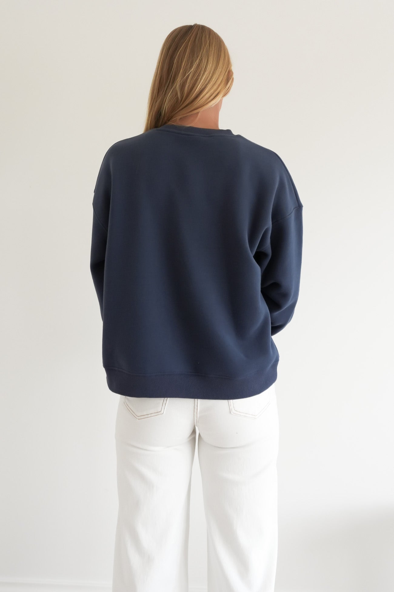 Rhythm Crew Neck Fleece Indigo
