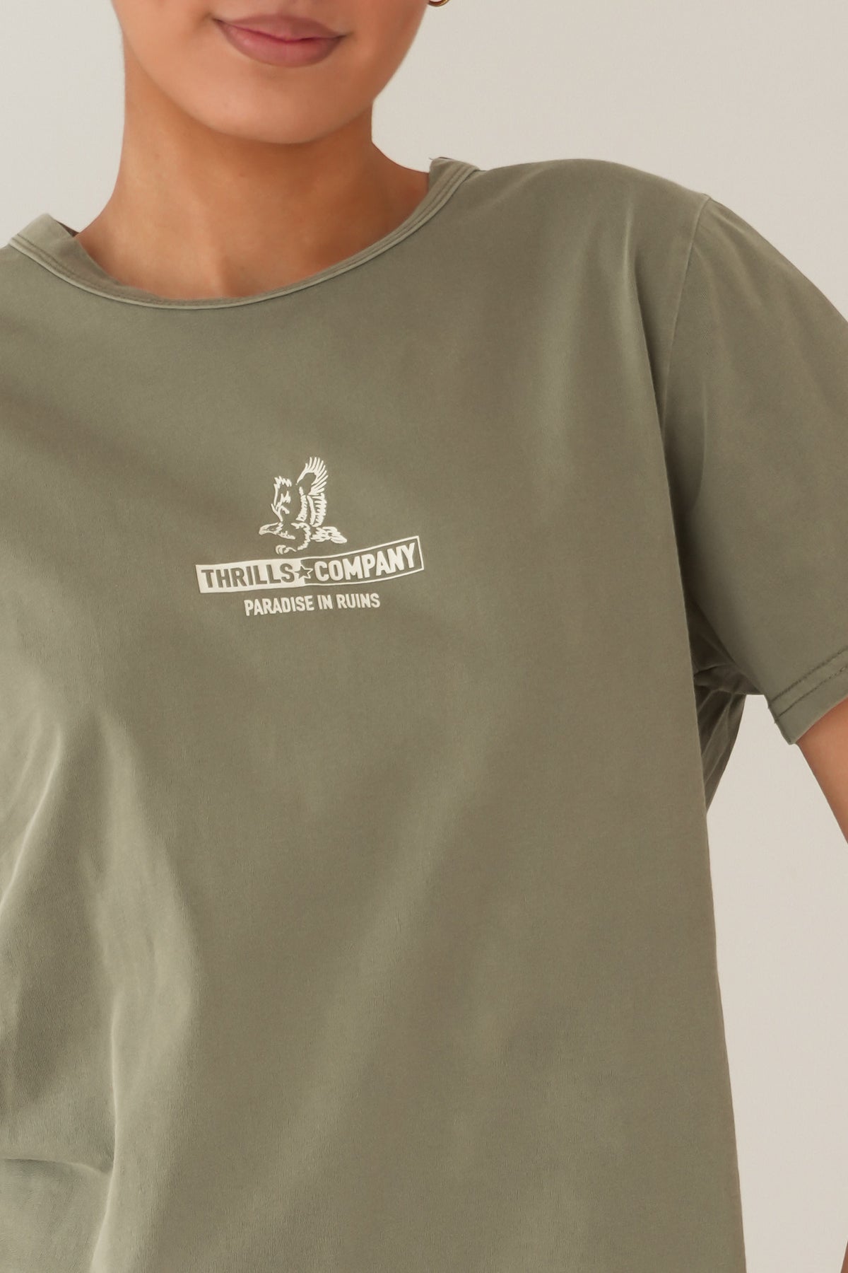 Risen Relaxed Tee Olive