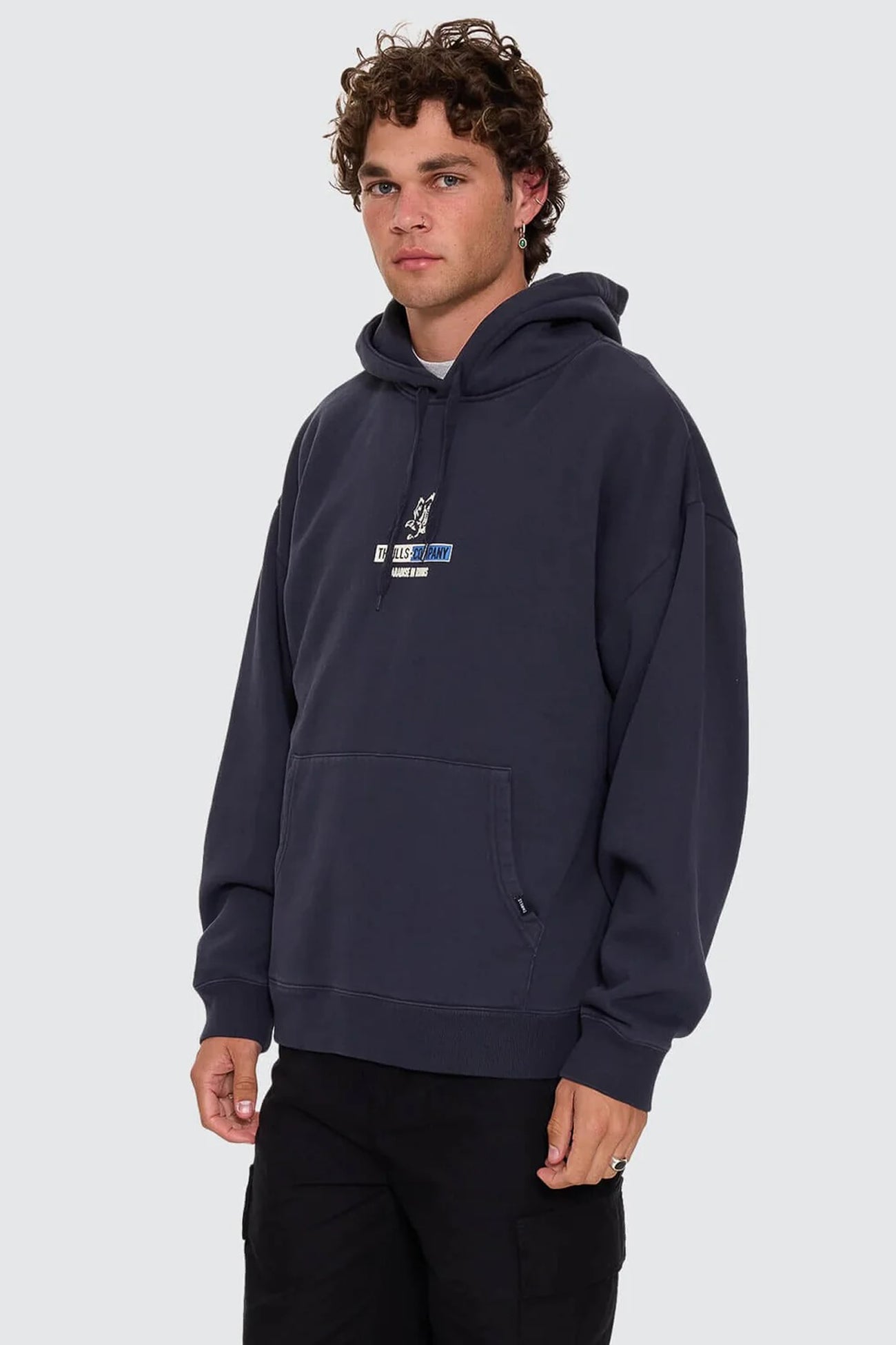 Risen Slouch Pull On Hood Total Eclipse