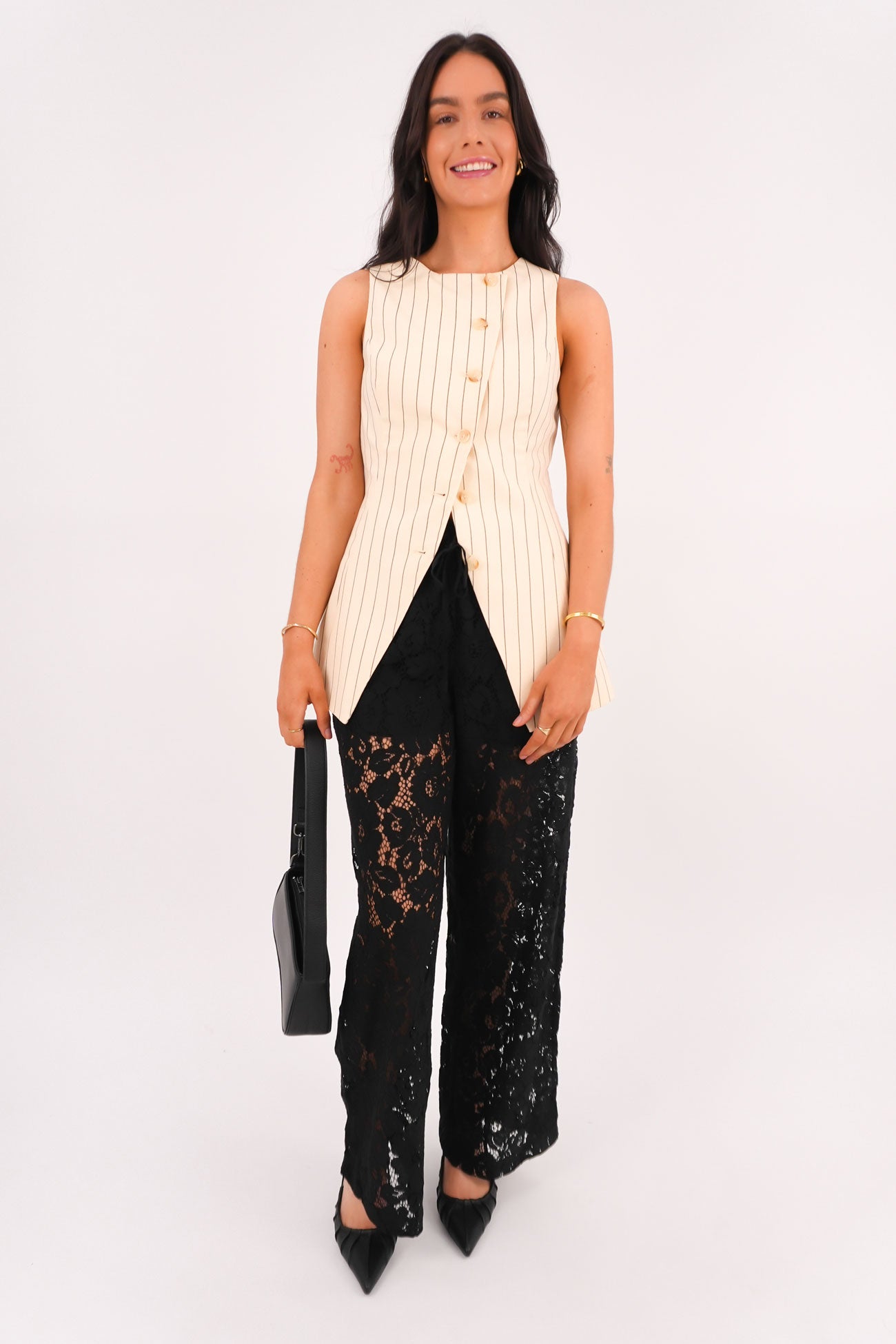 Romeo Lace Pant Black