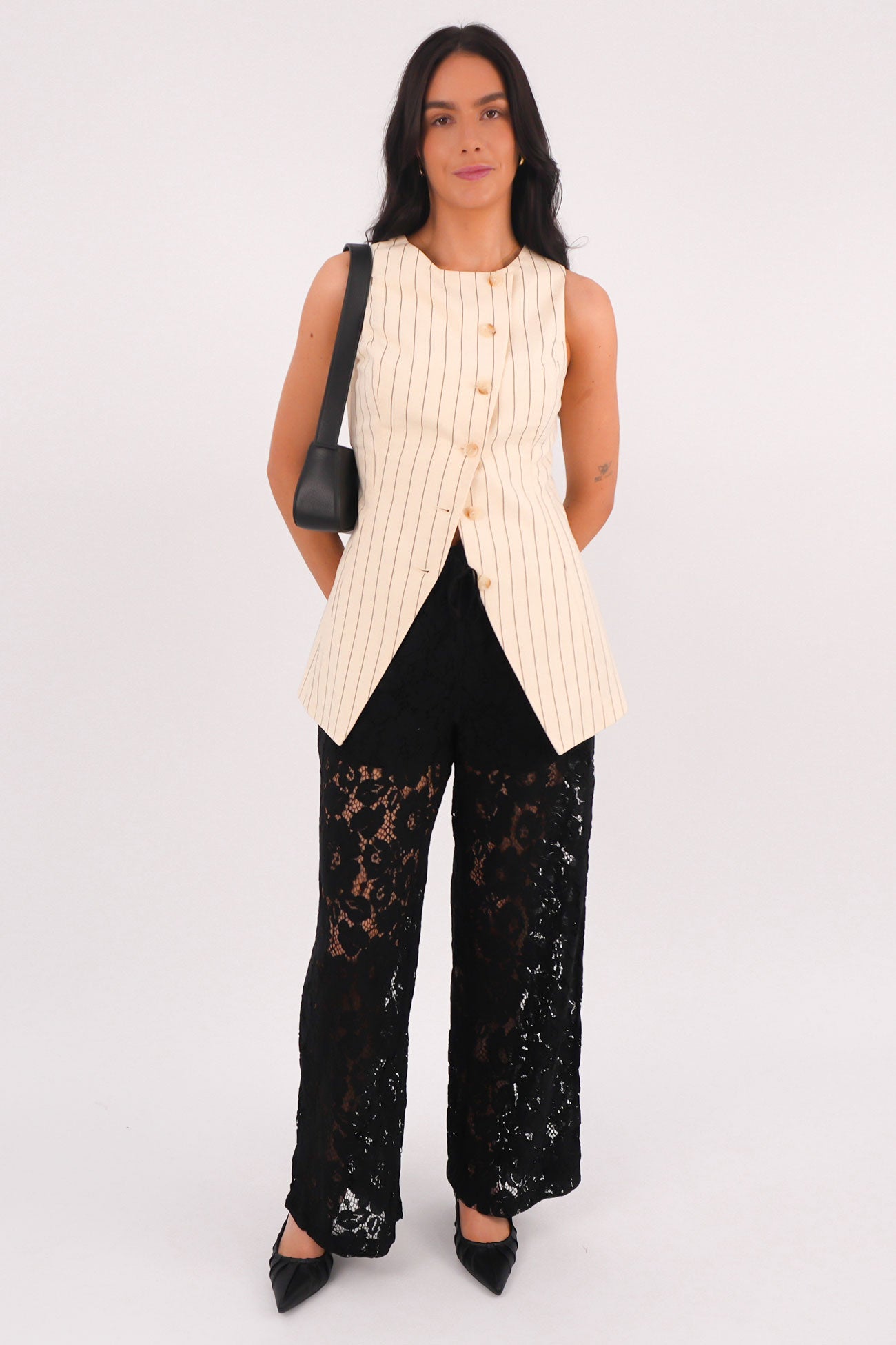 Romeo Lace Pant Black