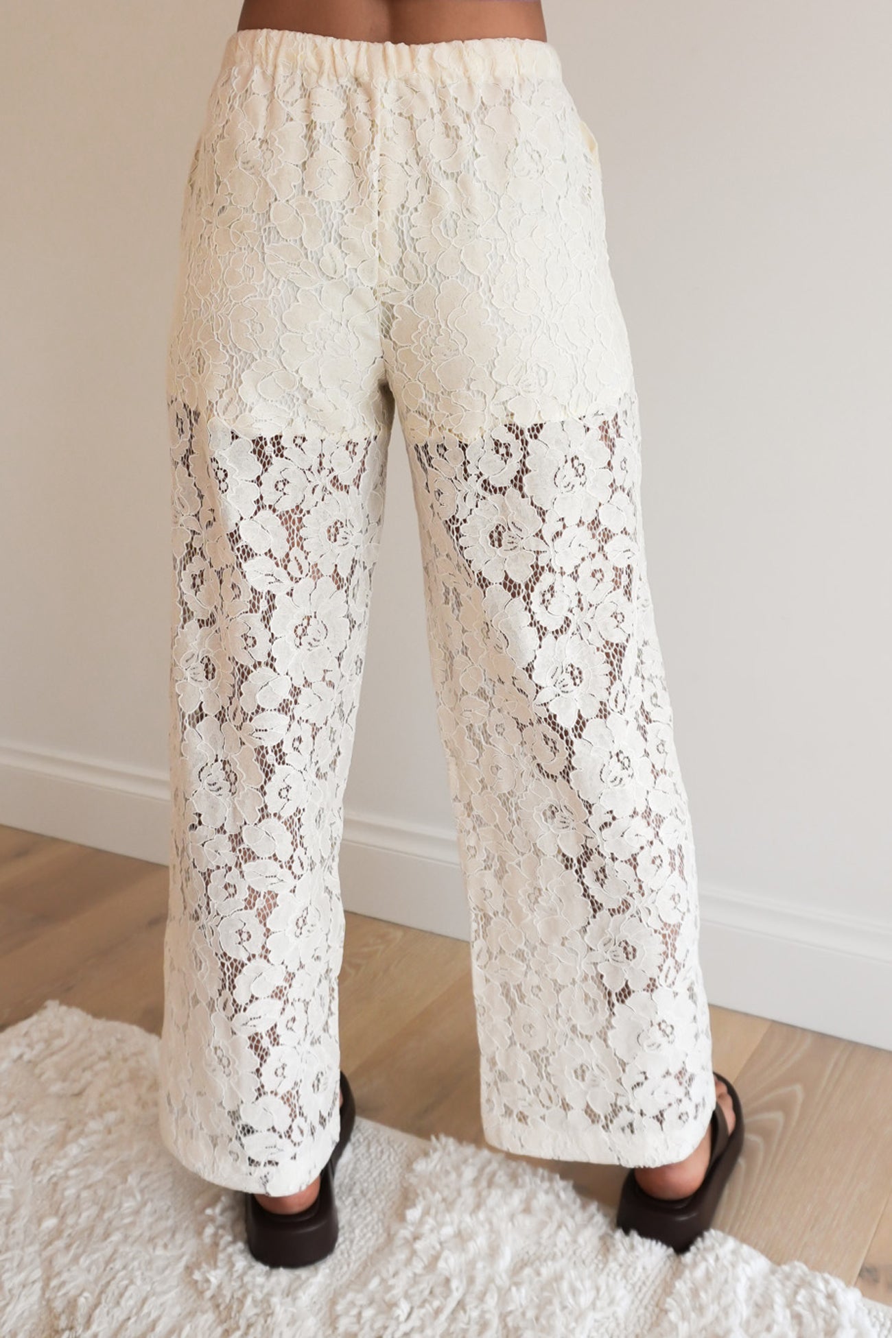 Romeo Lace Pant Cream