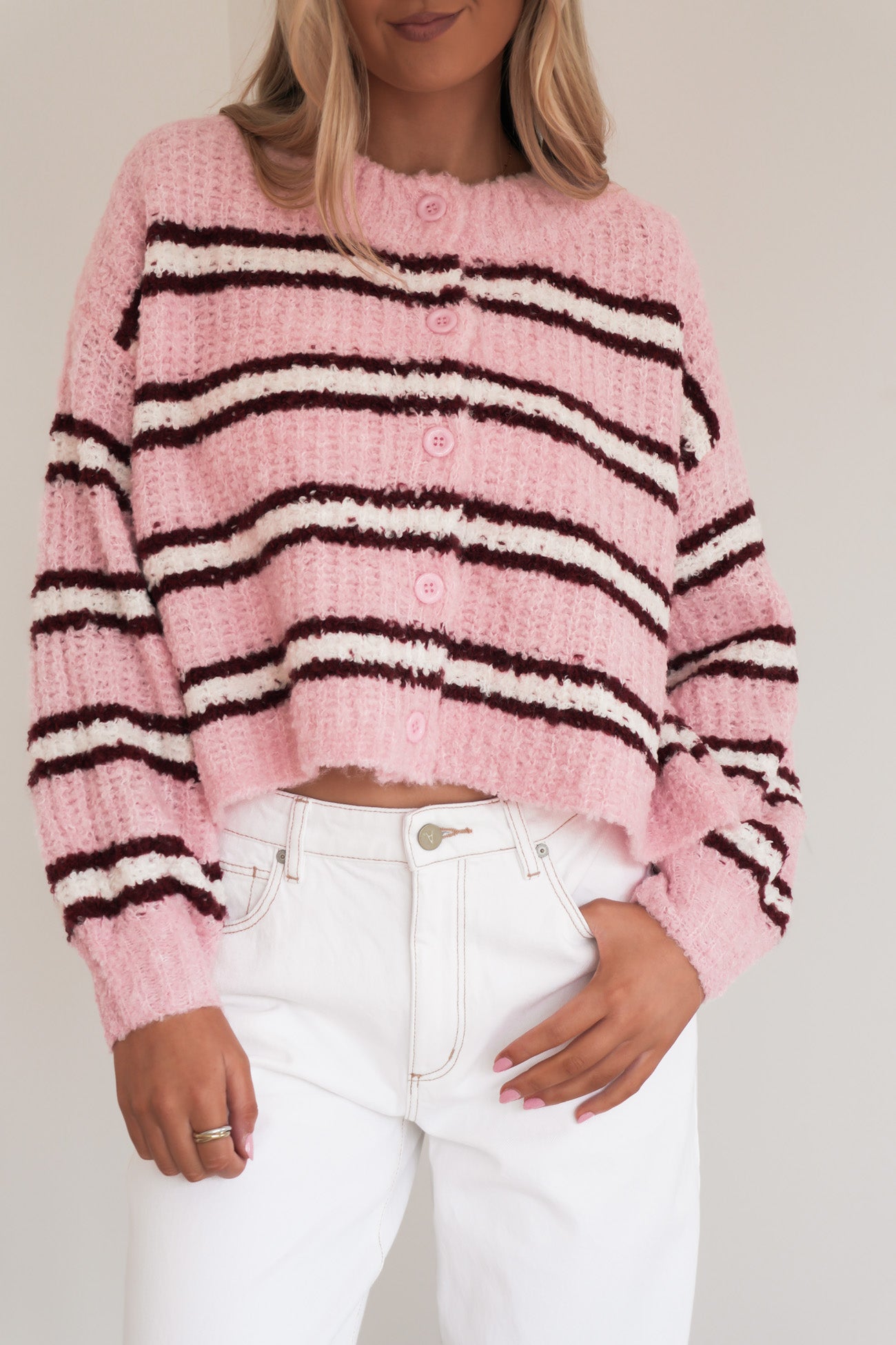 Rosey Cardigan Pink