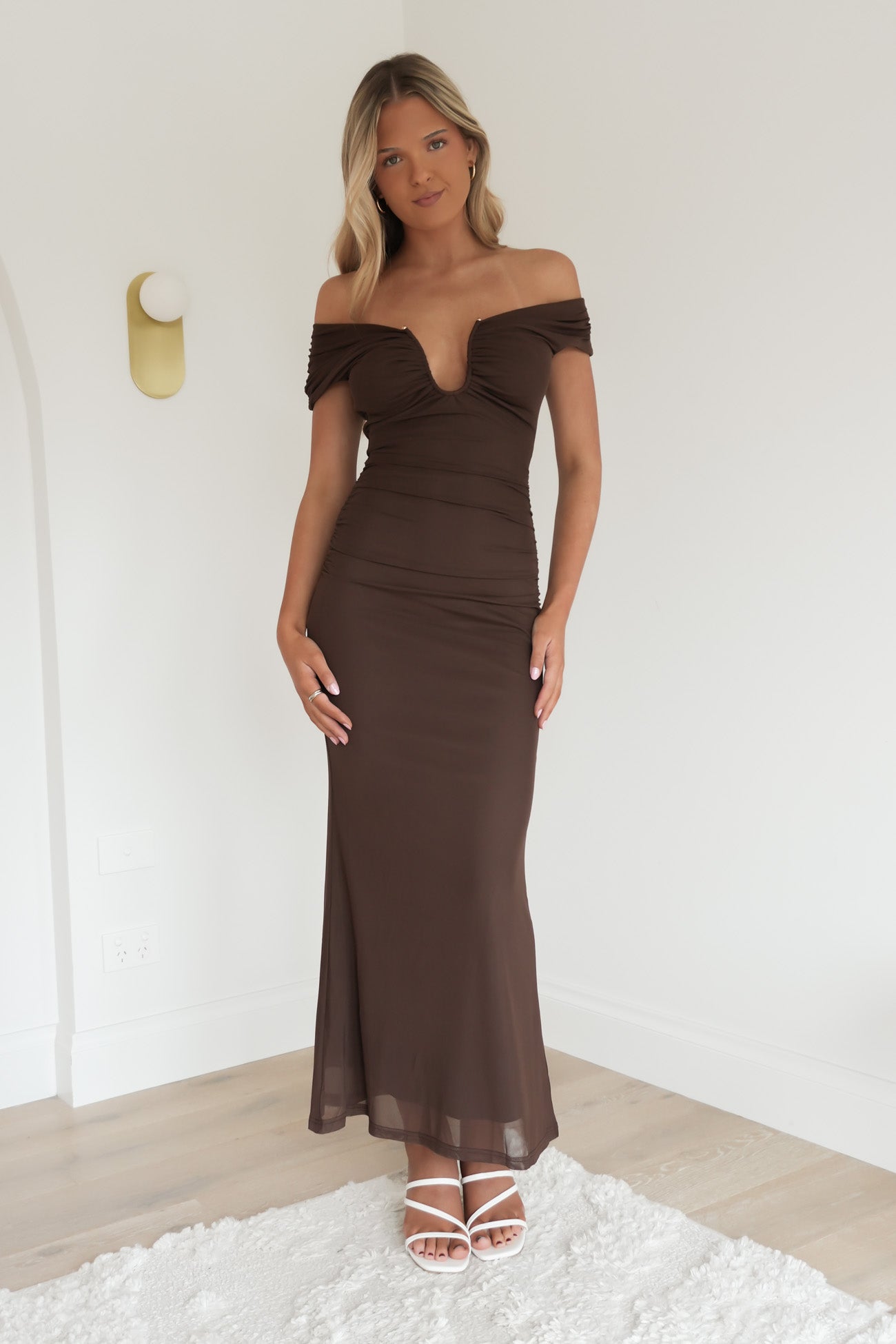 Roxy Maxi Dress Chocolate