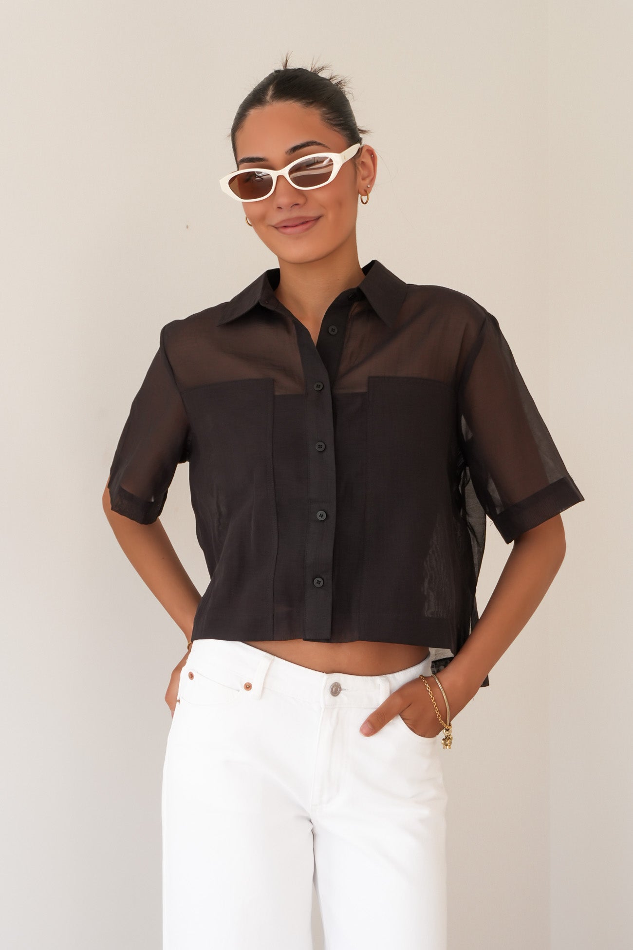 Ryan Sheer Shirt Black