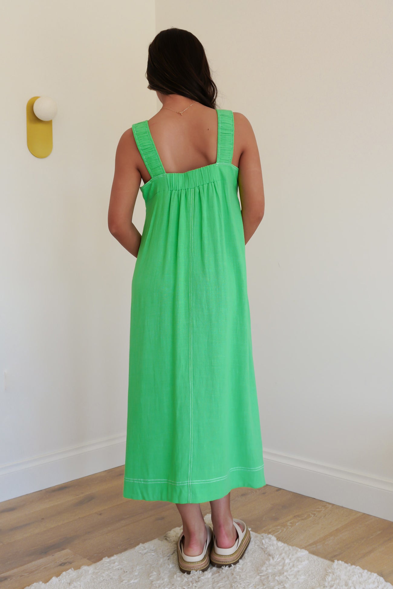 Sage Dress Irish Green