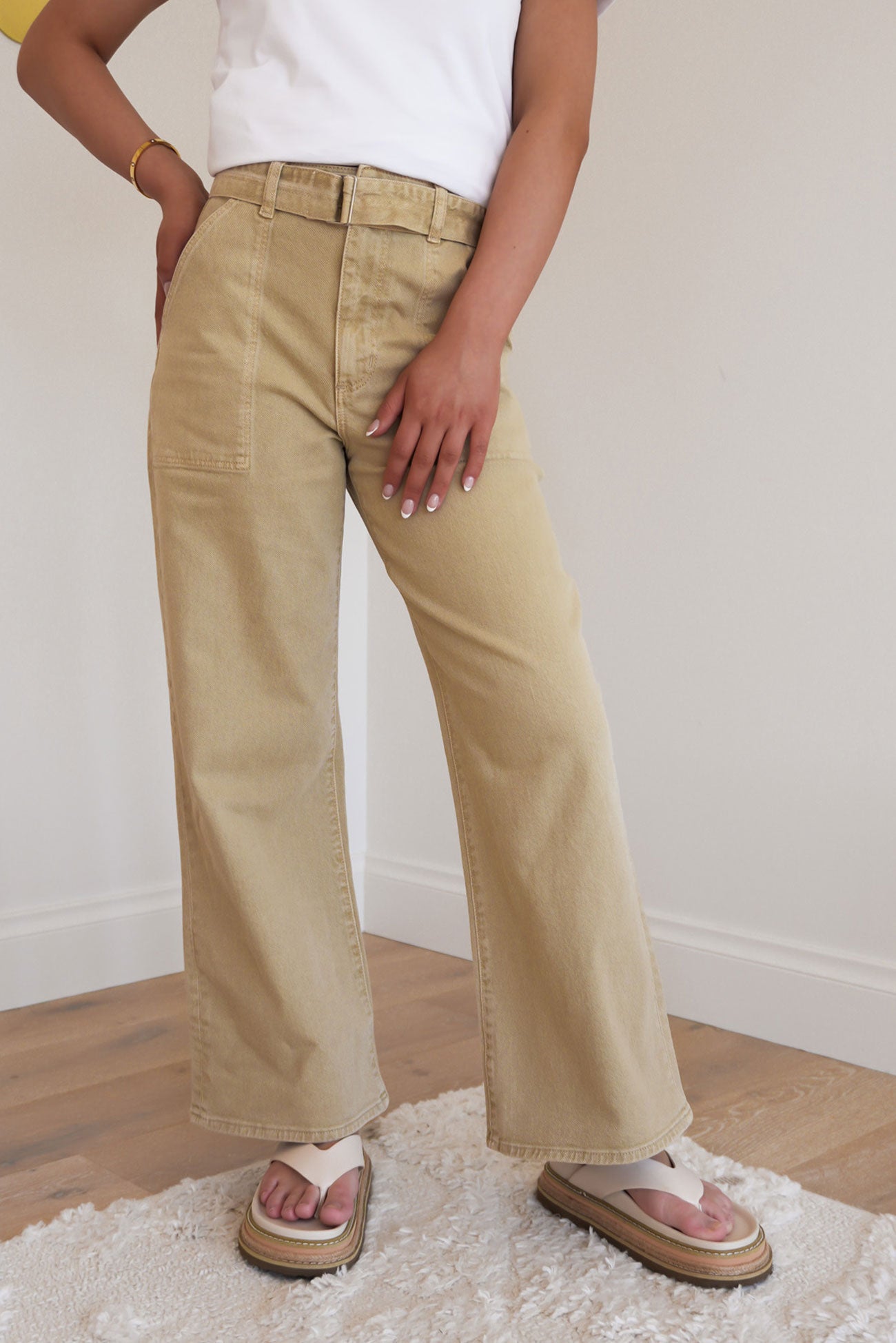 Sailor Belt Jean Pear