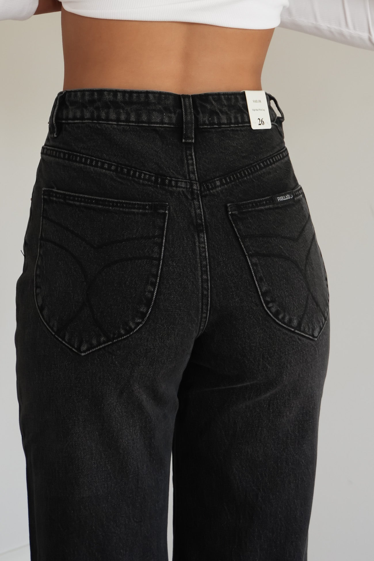 Sailor Scoop Jean Black Rock