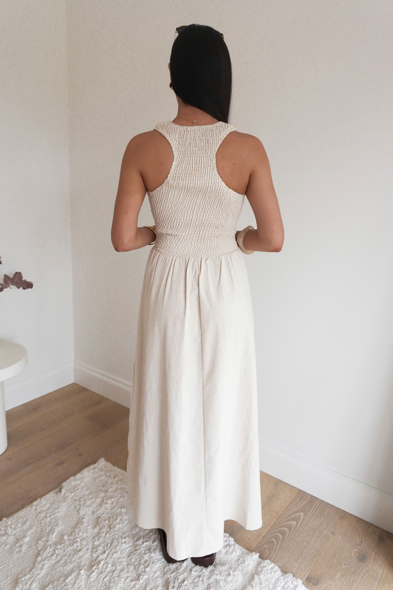 Salome Maxi Dress Beige