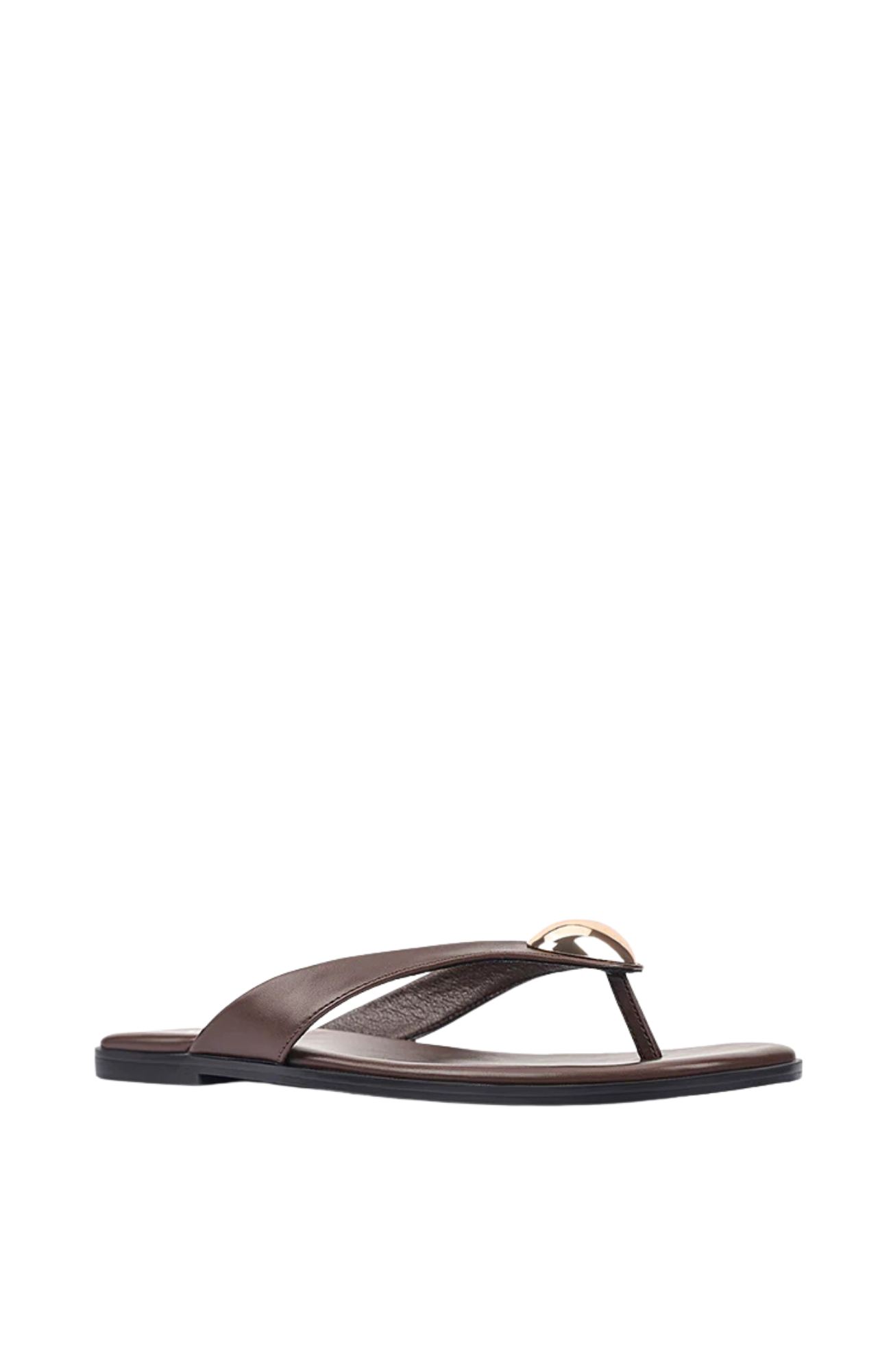 Sara Casual Thongs Chocolate Brown