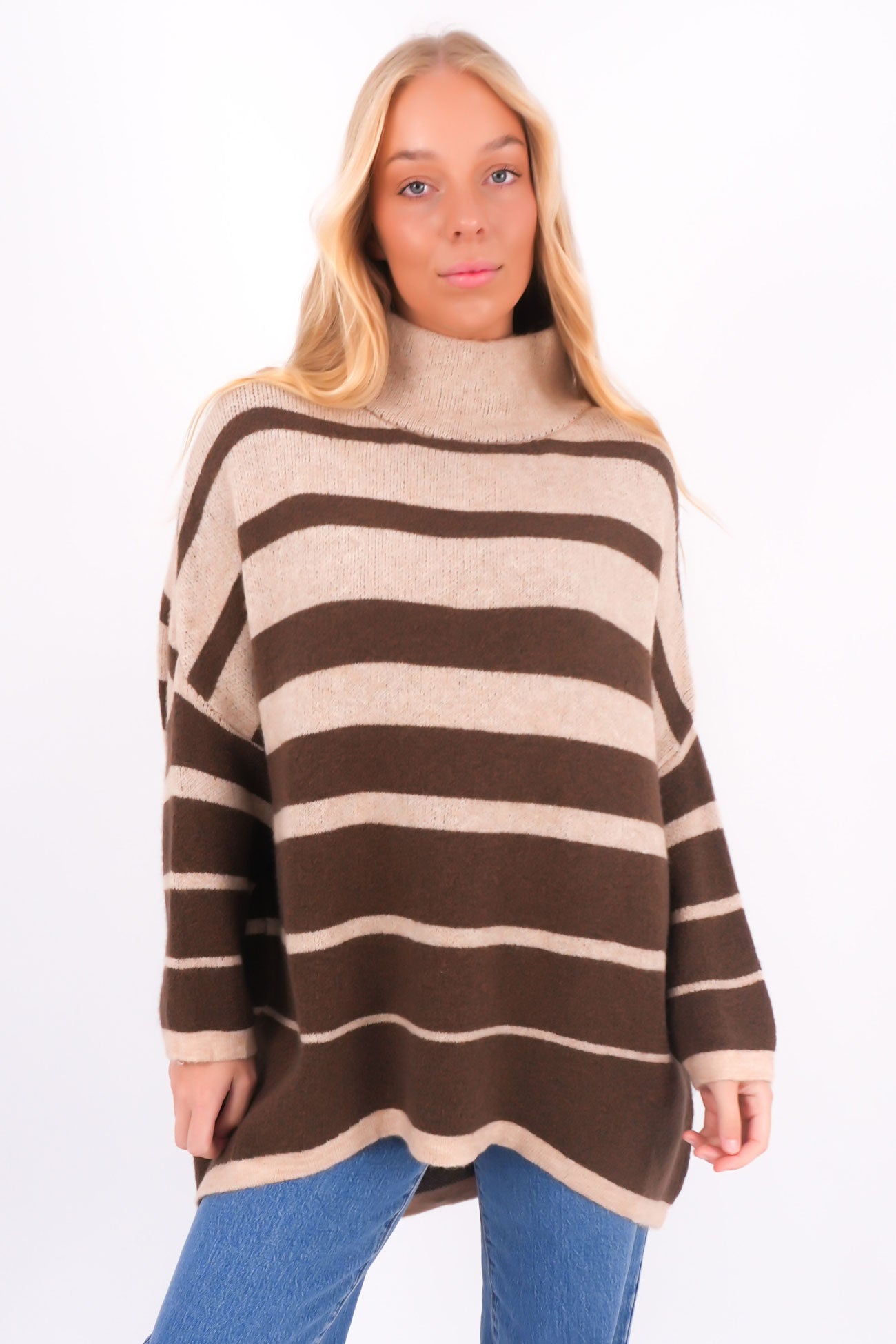 Saree Knit Jumper Chocolate
