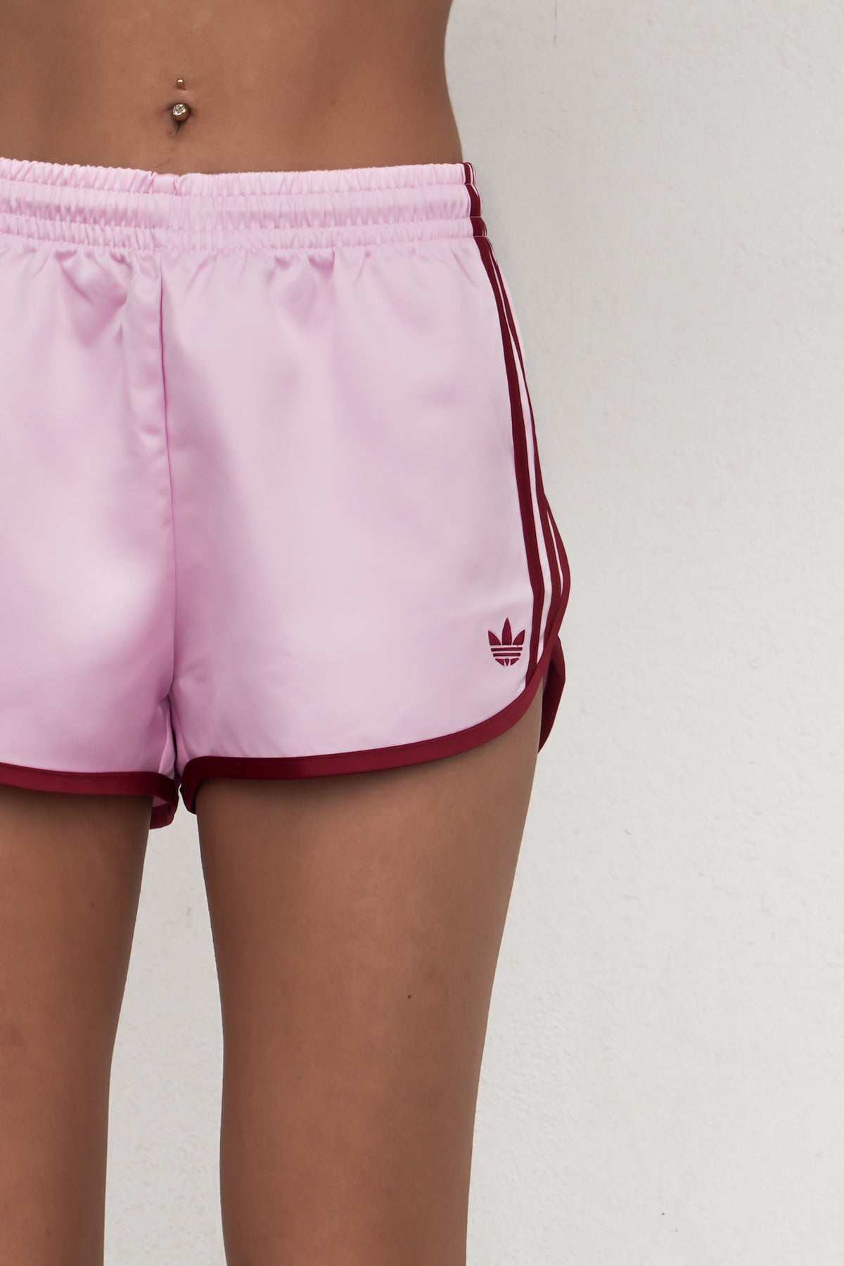 Satin 3S Sprinter Short Orchid Fusion Team Victory Red