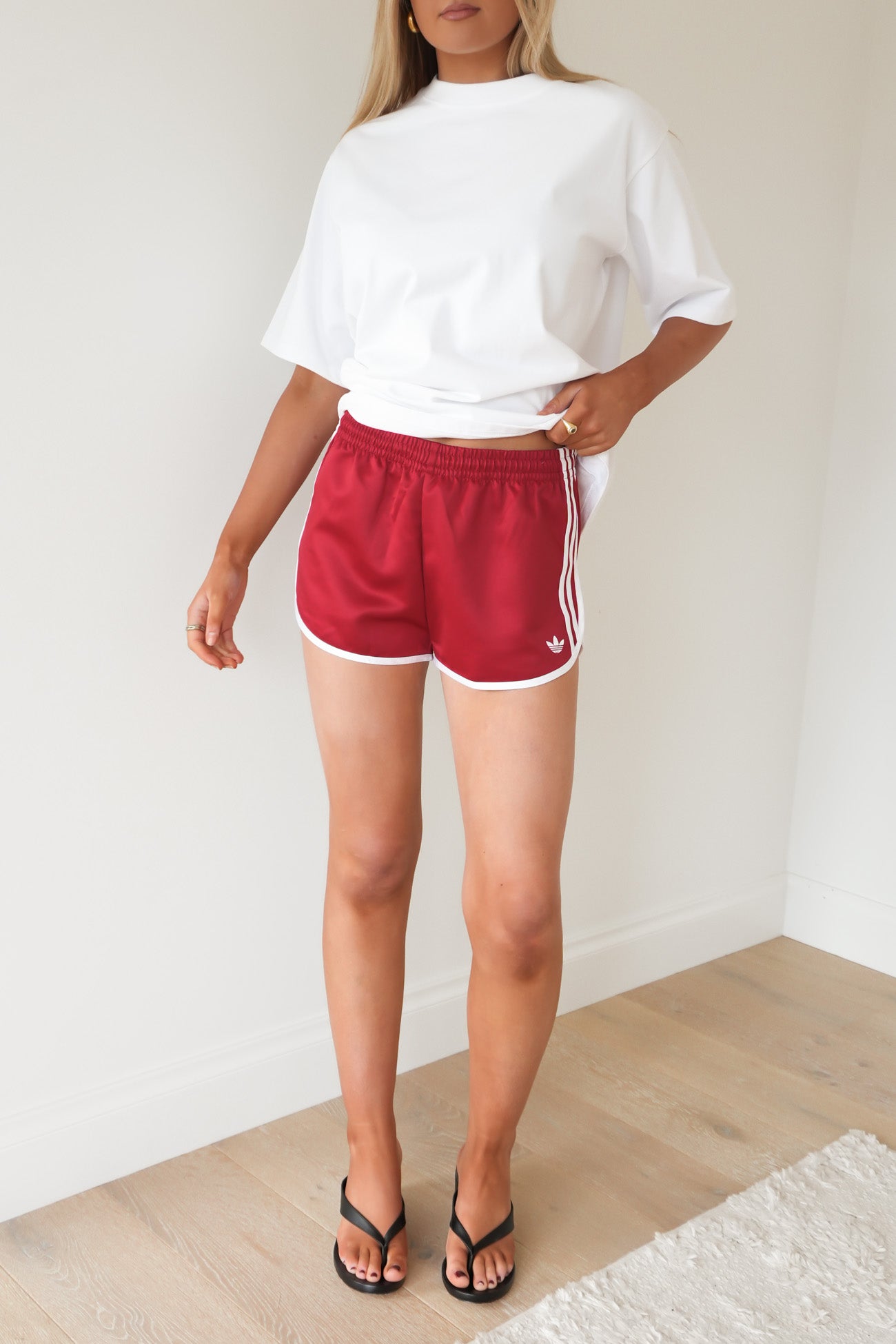 Satin 3S Sprinter Short Team Victory Red