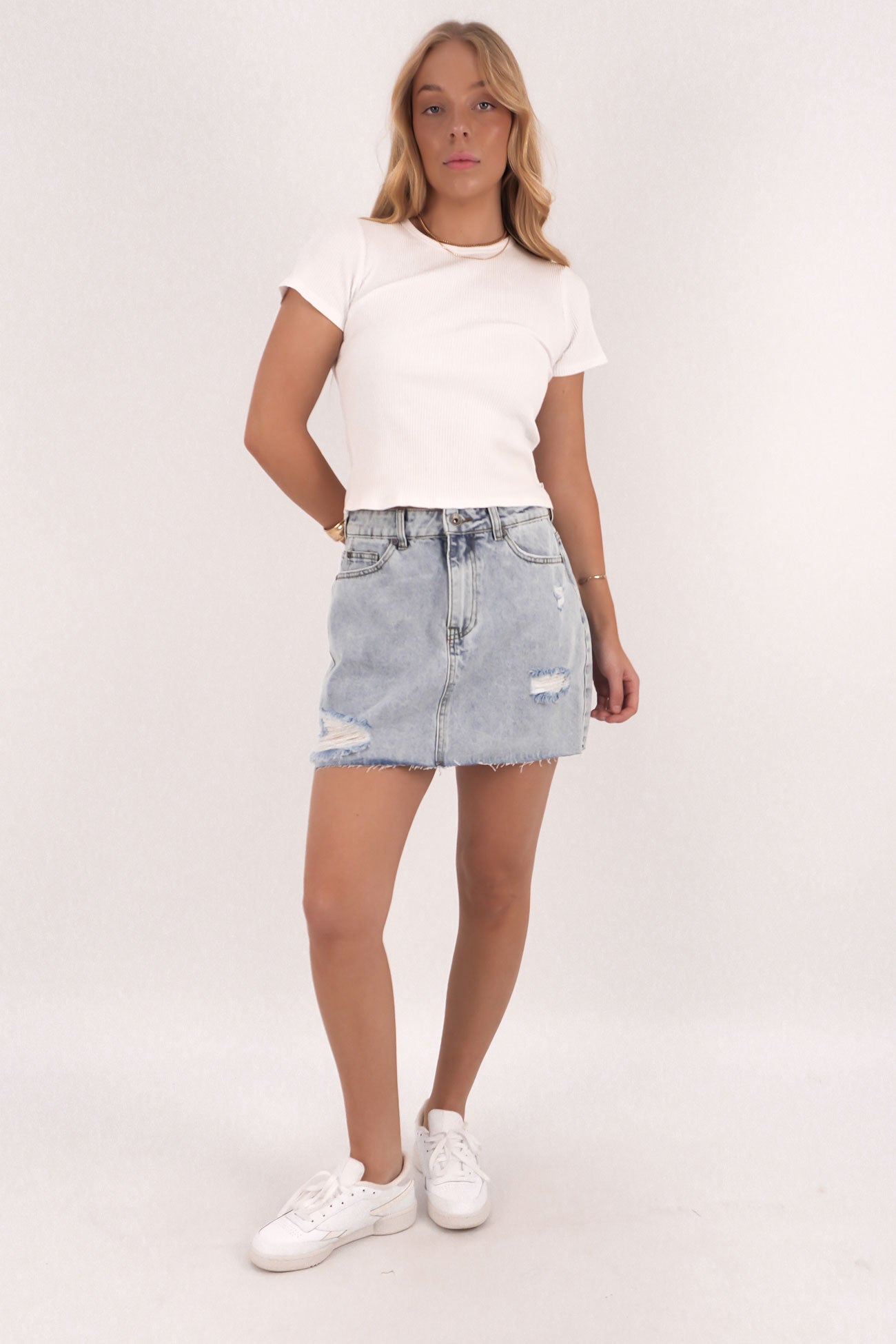 Selina Skirt Light Blue