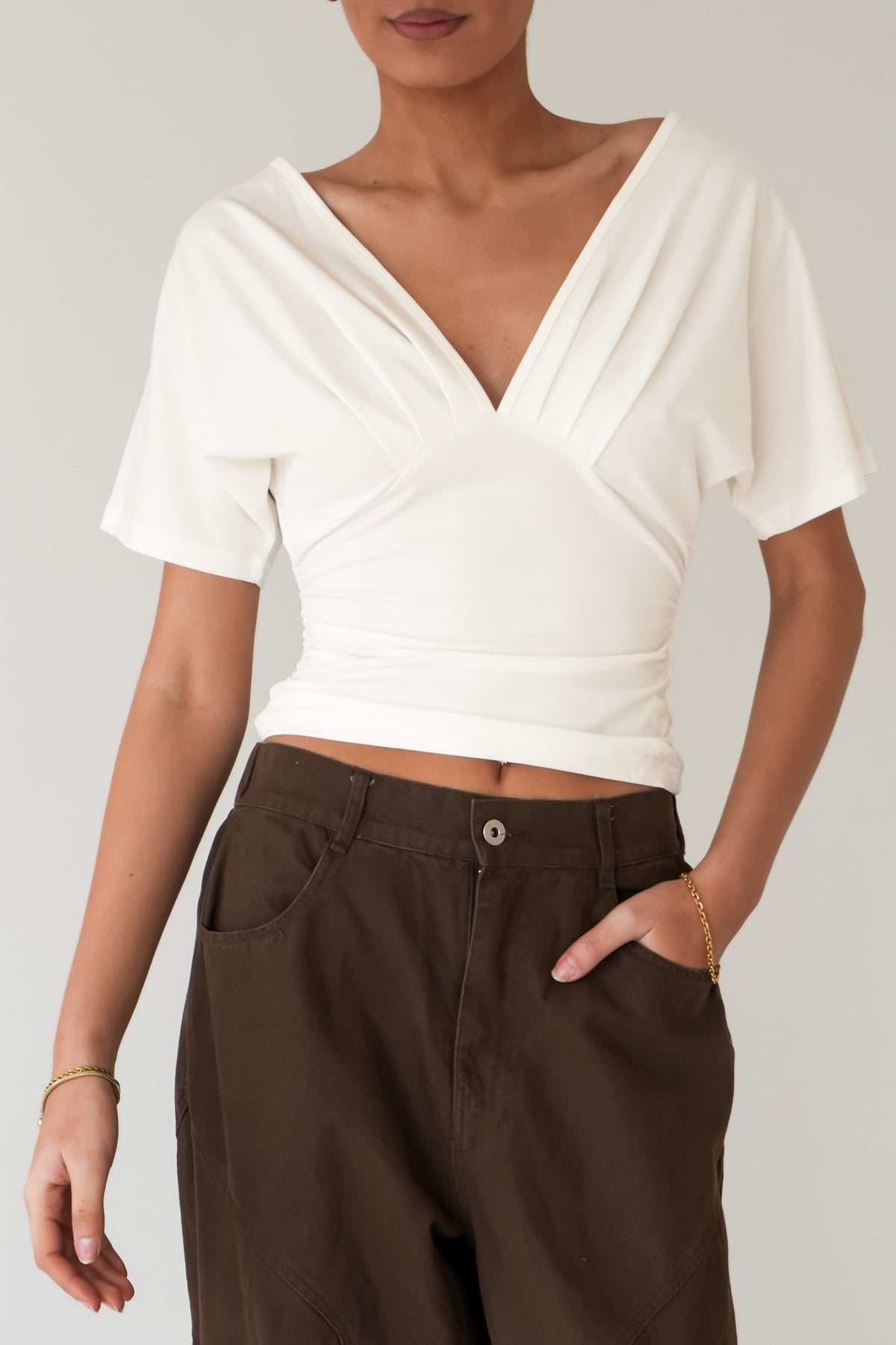 Shaylyn Top White