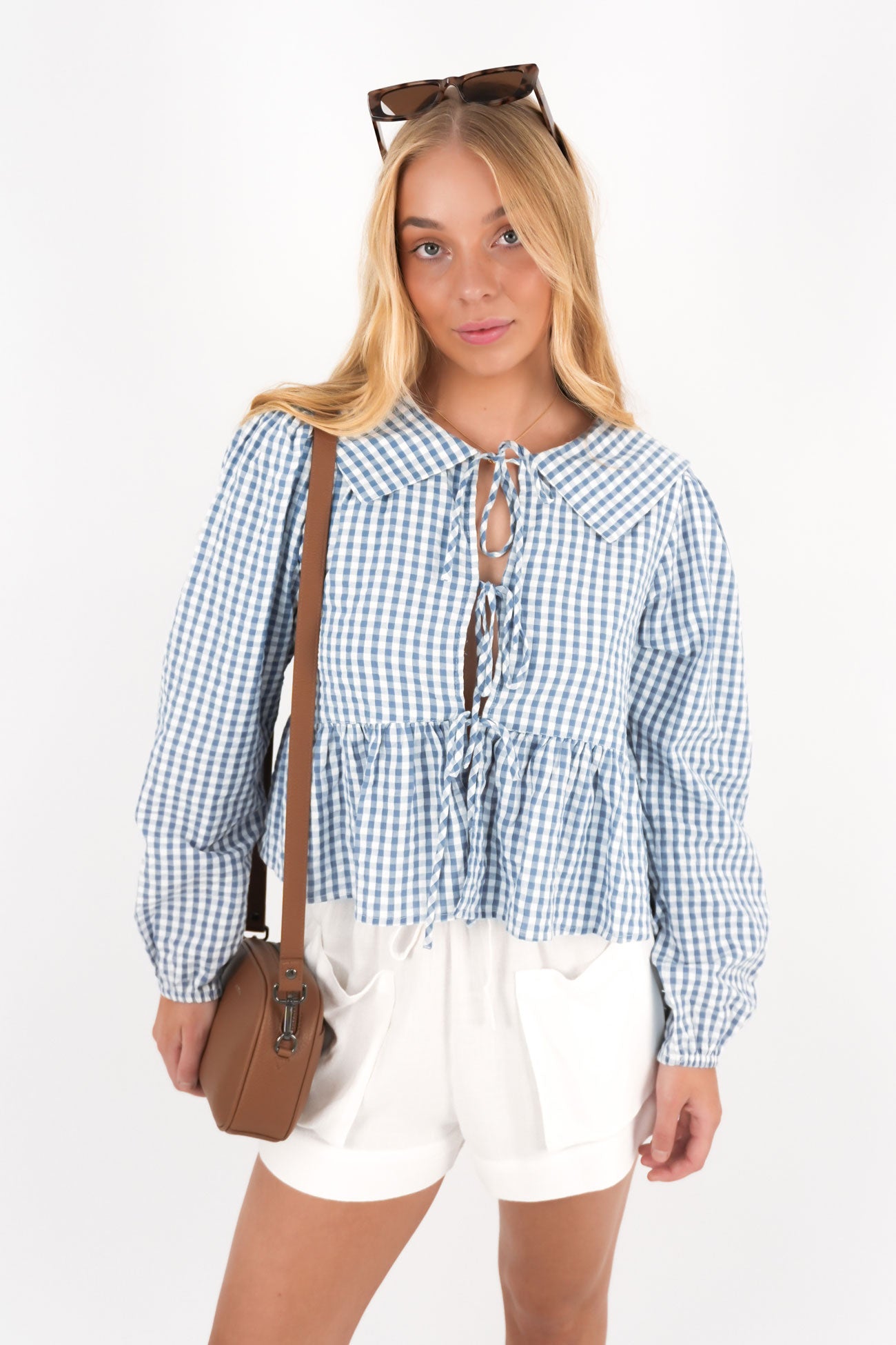 Micky Long Sleeve Top Check