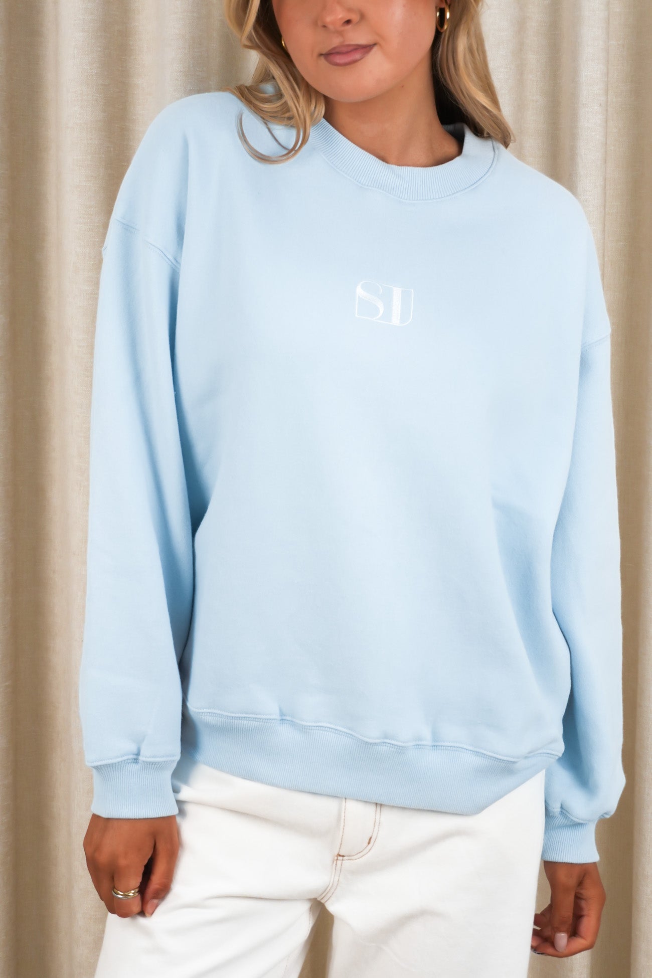Silent Luxe Crew Light Blue
