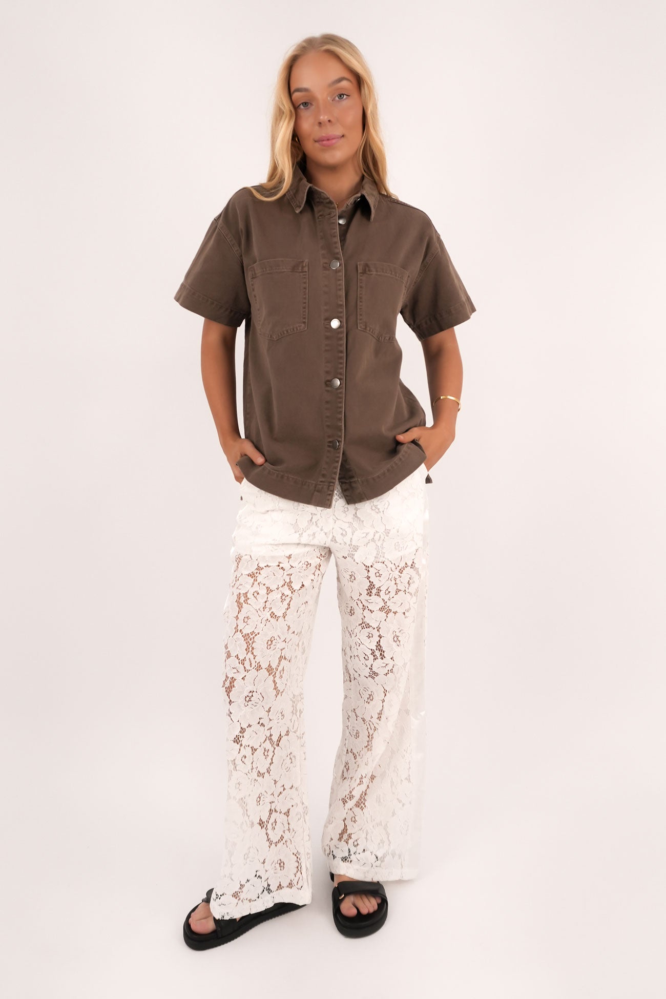 Simi Denim Shirt Cocoa