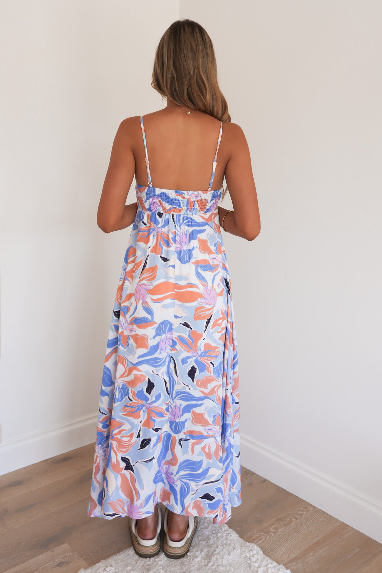 Slade Maxi Dress Blue Azalea