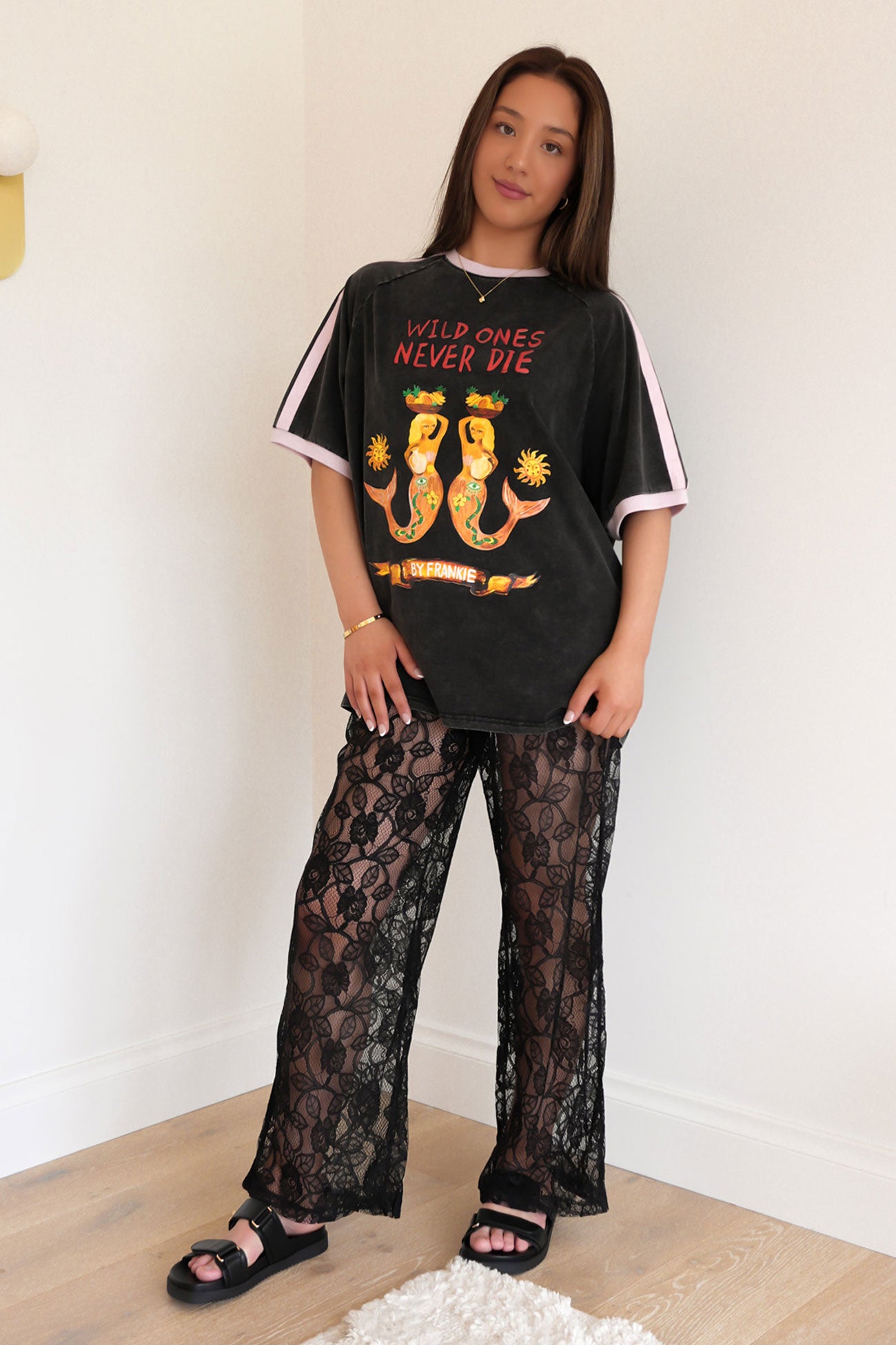 Snezana Lace Pant Black