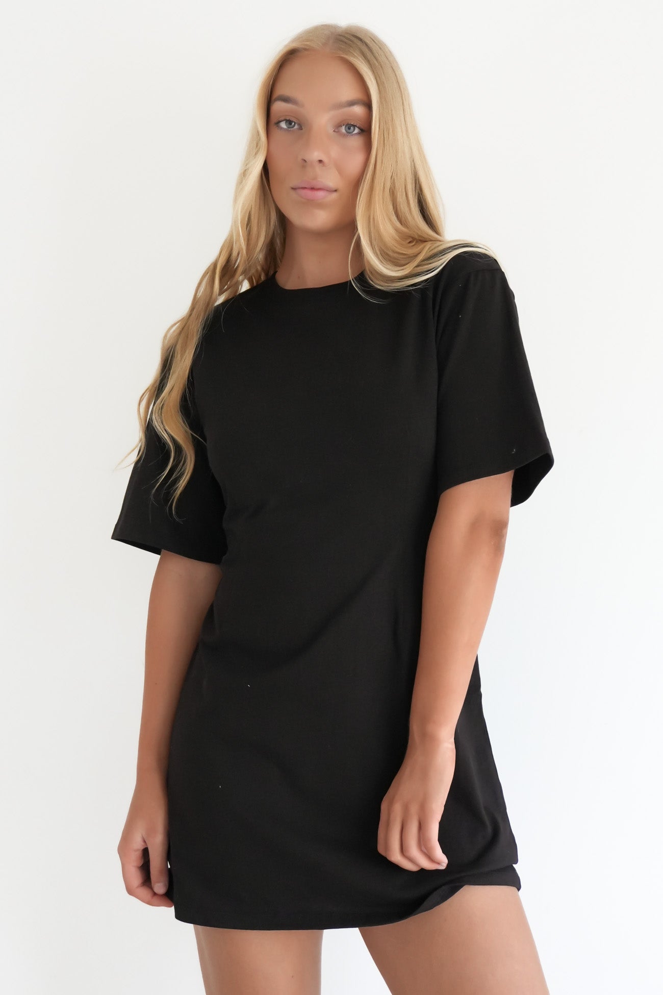 Soho Tee Mini Dress Black