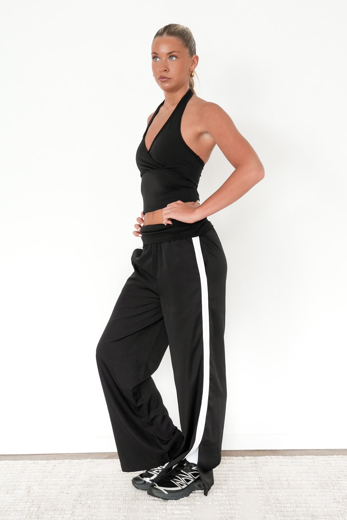 Solana Trackpant Black