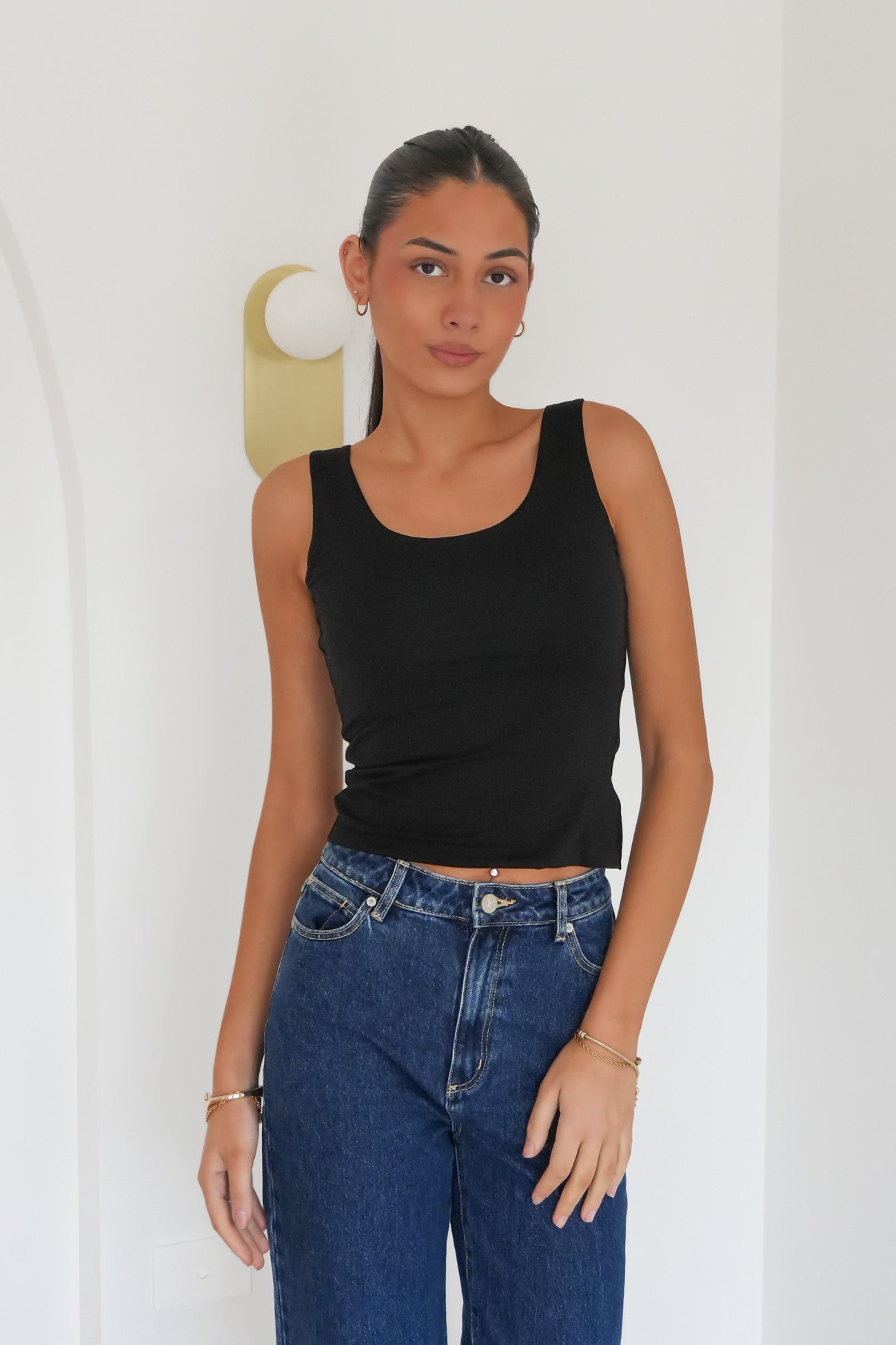 Spence Tank Black