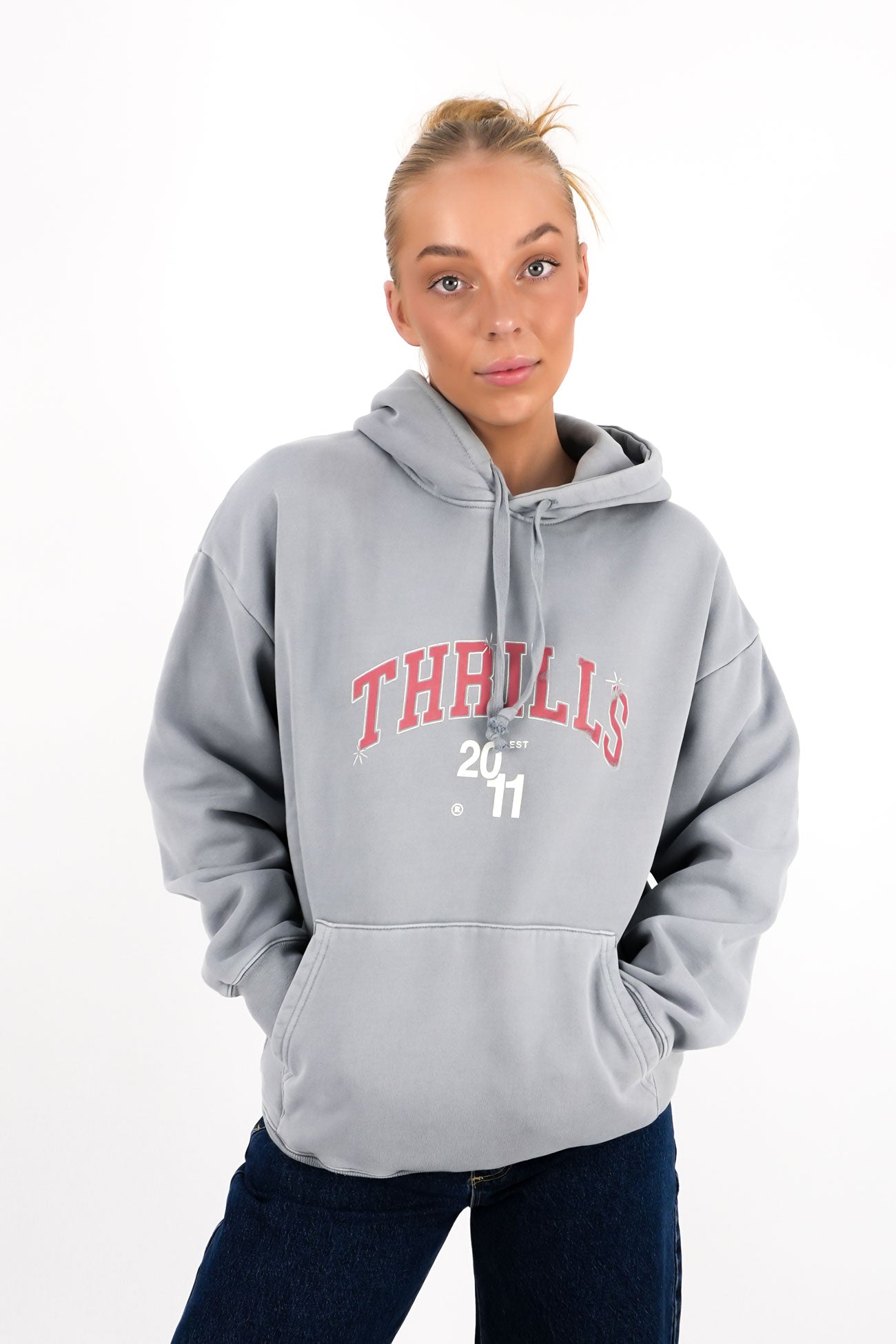 Stadium Fleece Hood Smog