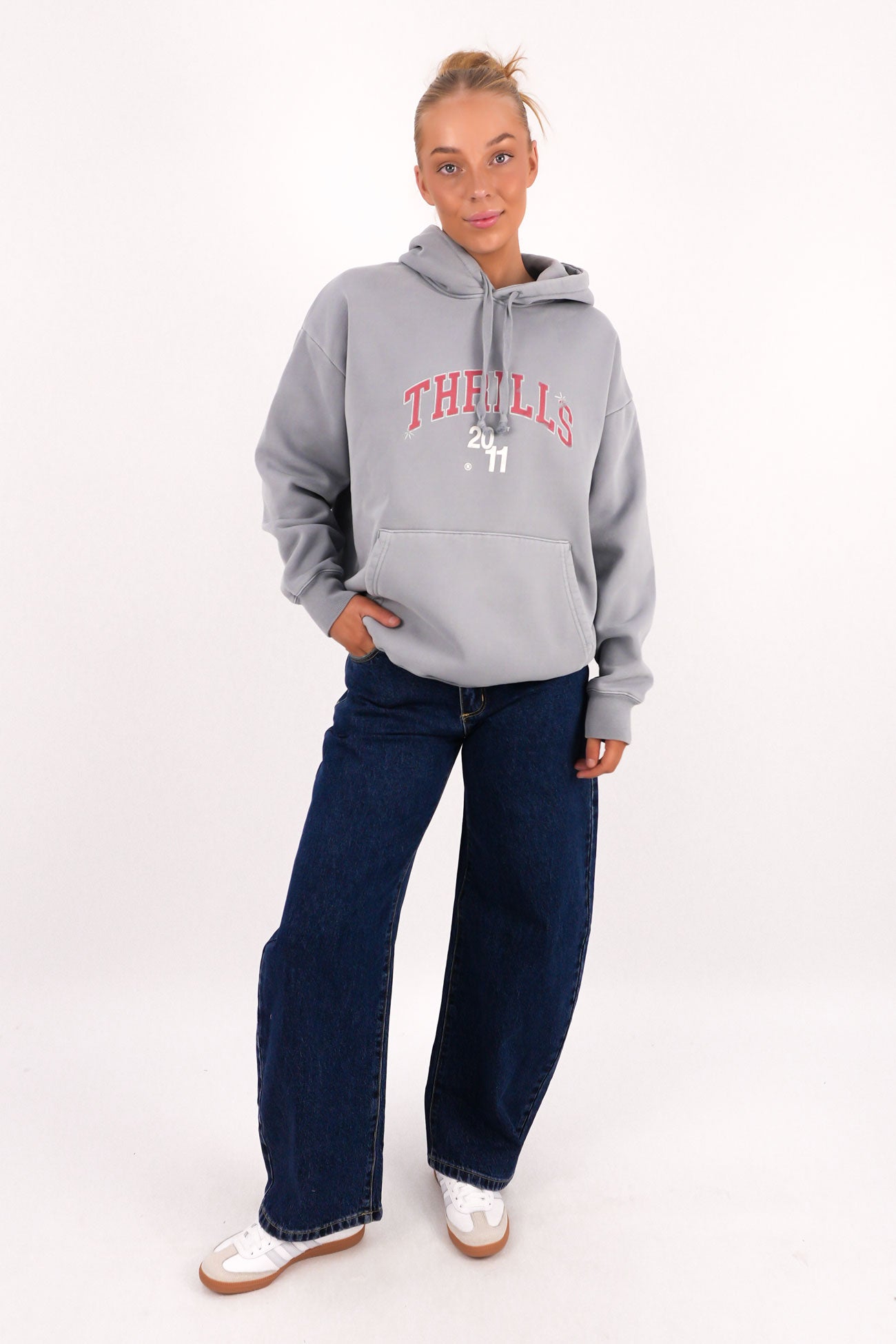 Stadium Fleece Hood Smog