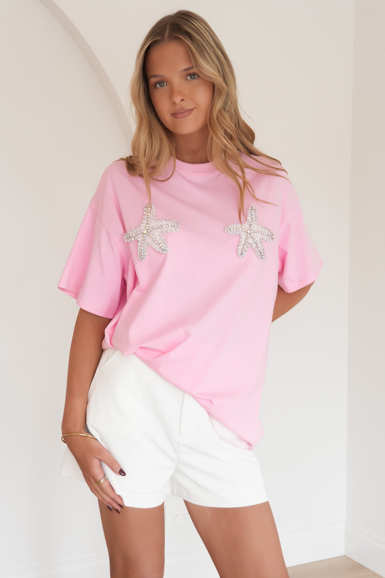 Starfish Tee Pink