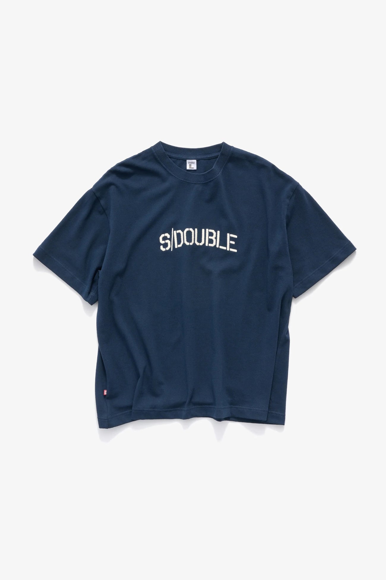 Stencil Heavy Weight T-Shirt Overdye Navy