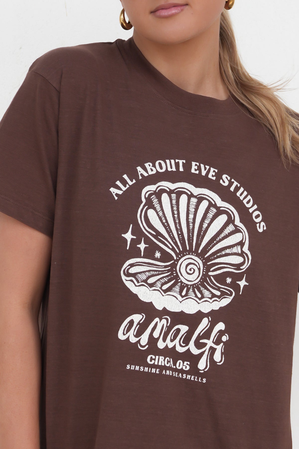 Studio Relaxed Tee Chocolate